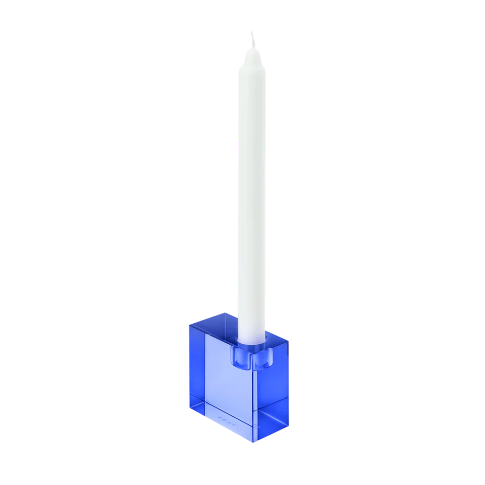 PARKER Blue Candle Holder