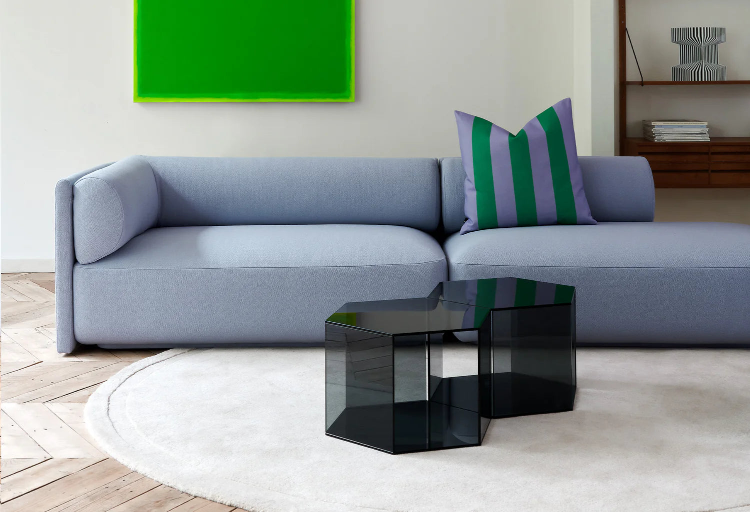 NEO Dark Orange Oval Rug