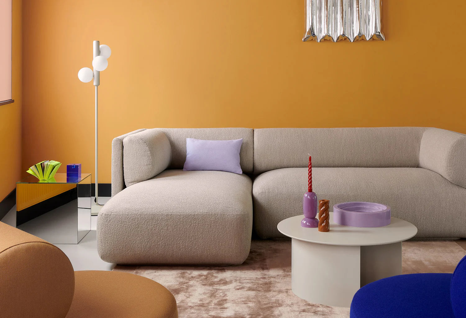 Stehlampe KAKTEE beige