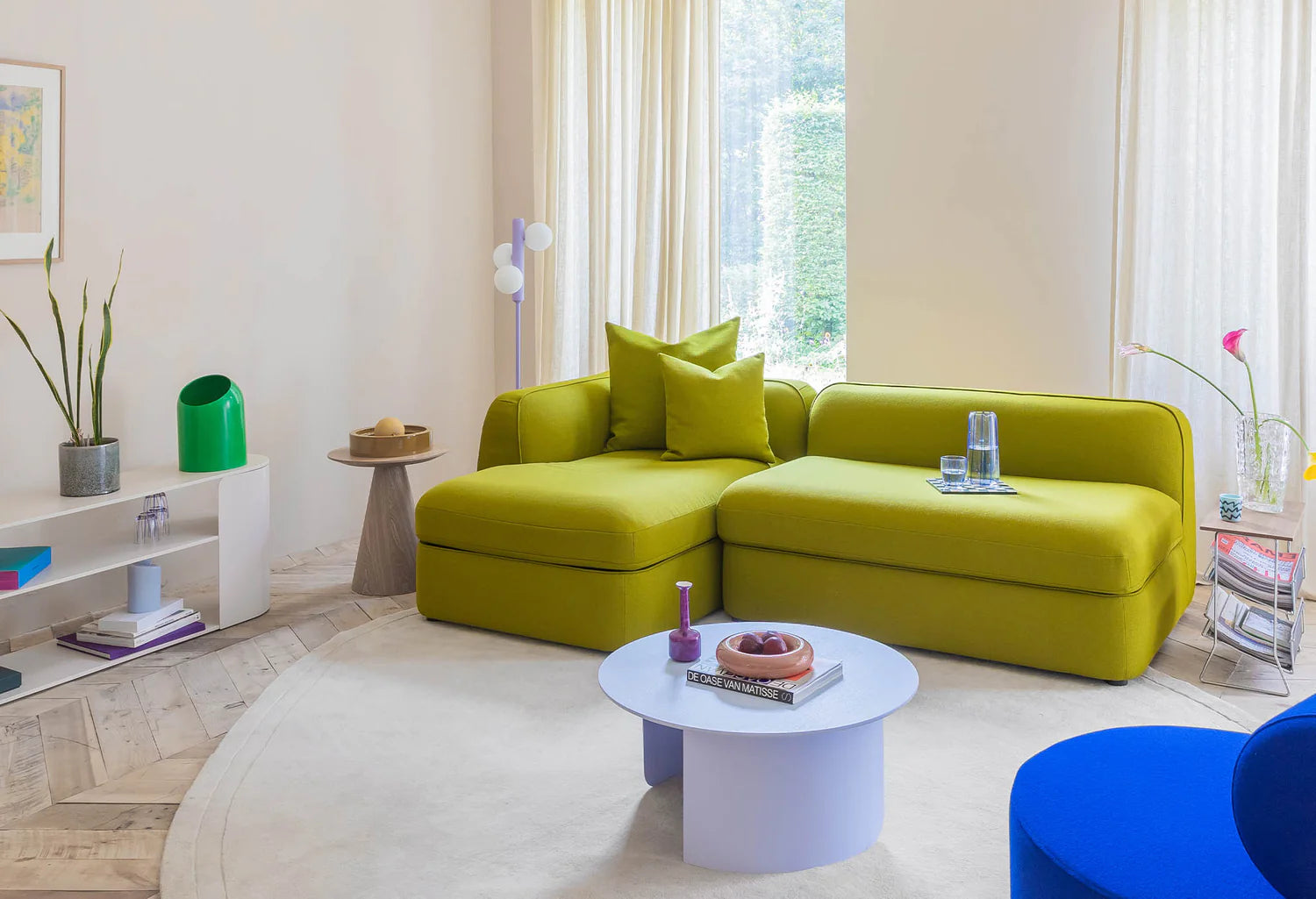 PLATEAU Light Blue Coffee Table