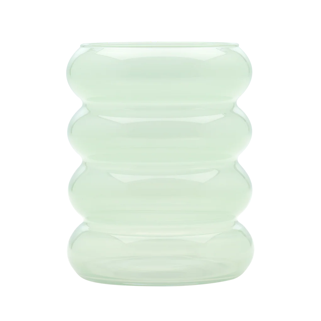 BUBBLE Vase Green Glass