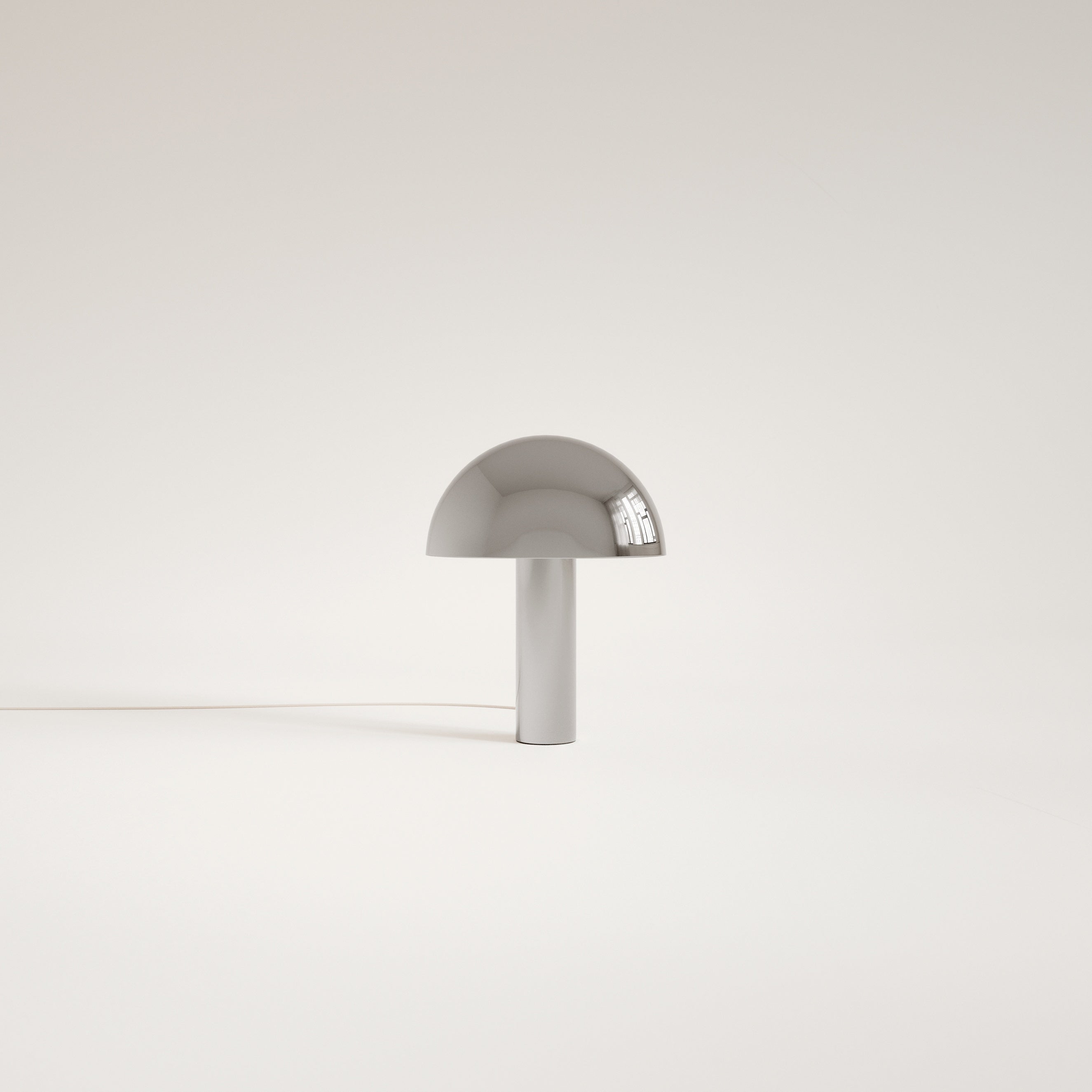 Aglow Table Lamp Nickel