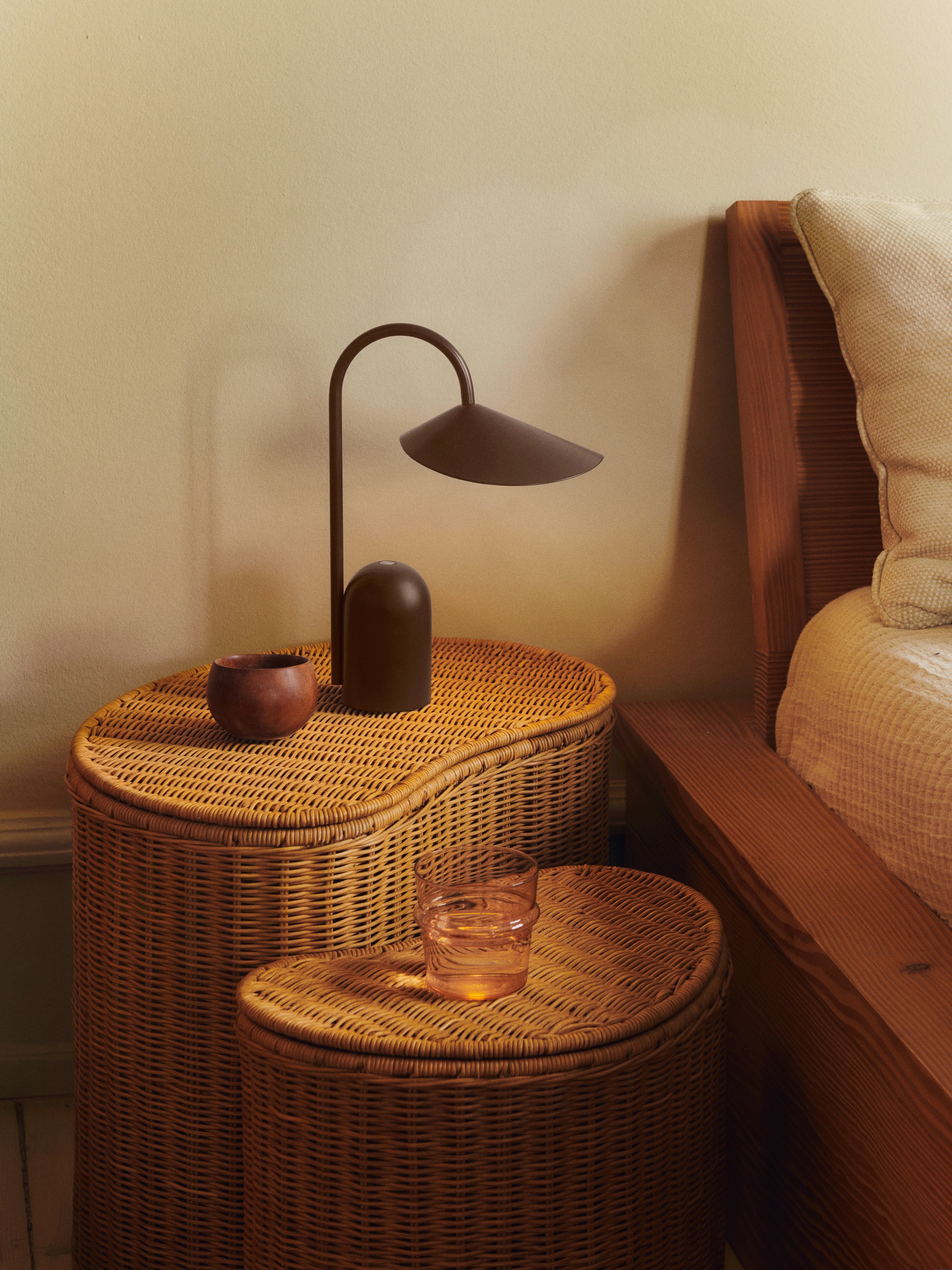 WILLORA rattan basket set
