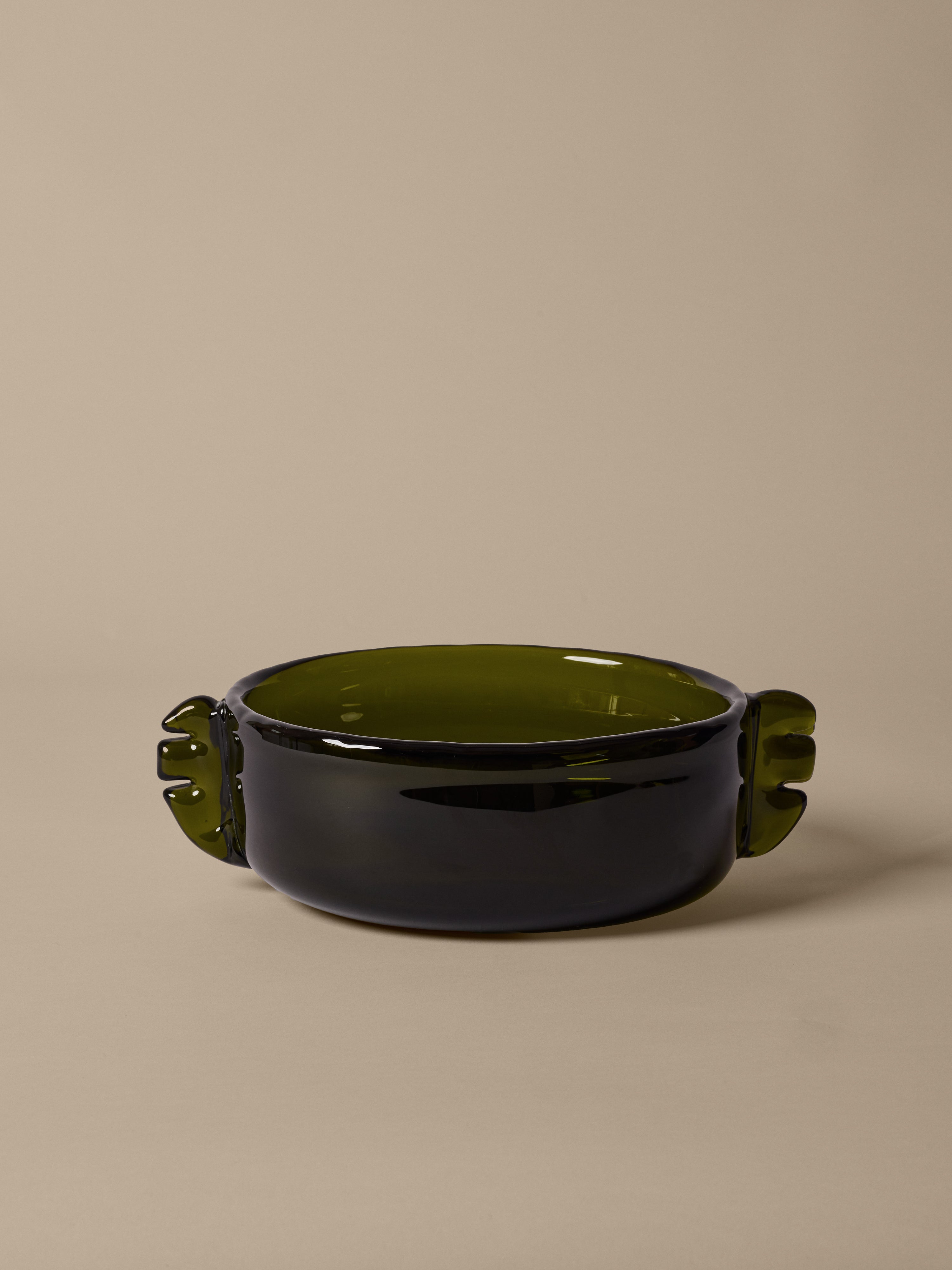 Glas-Schale ALAS moosgrün