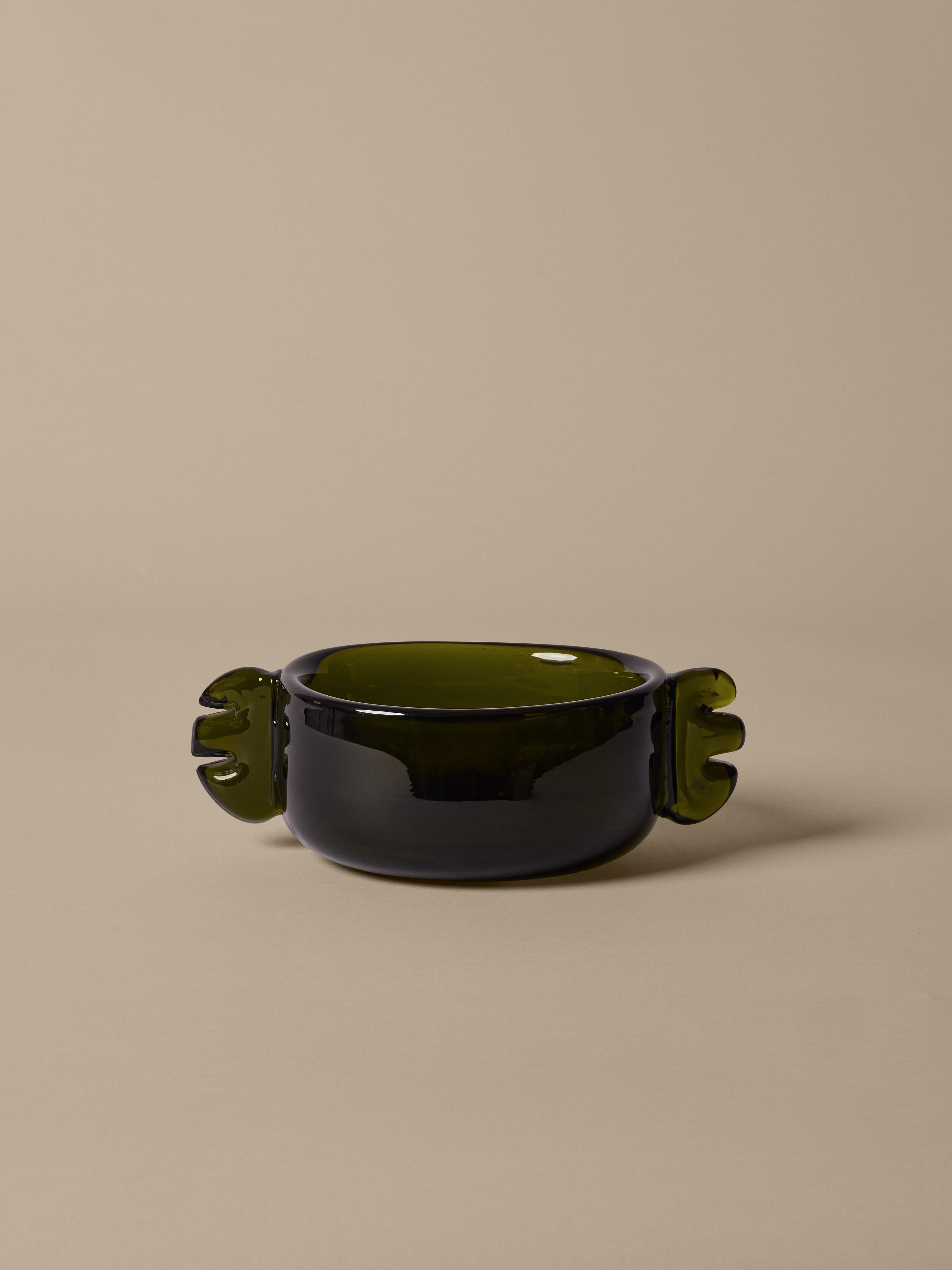 Glas-Schale ALAS moosgrün