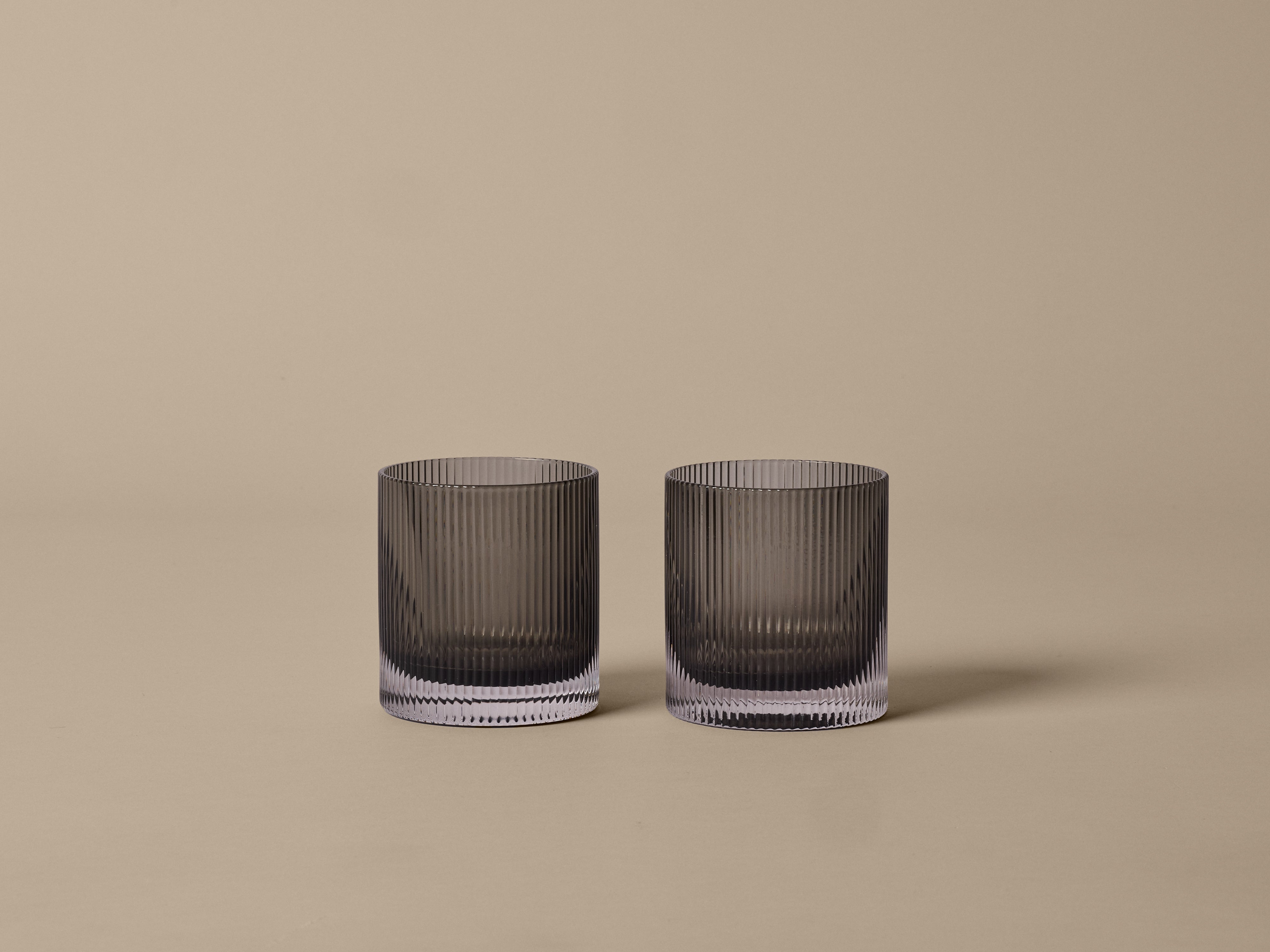 RIPPLE Set of Smoky Glasses