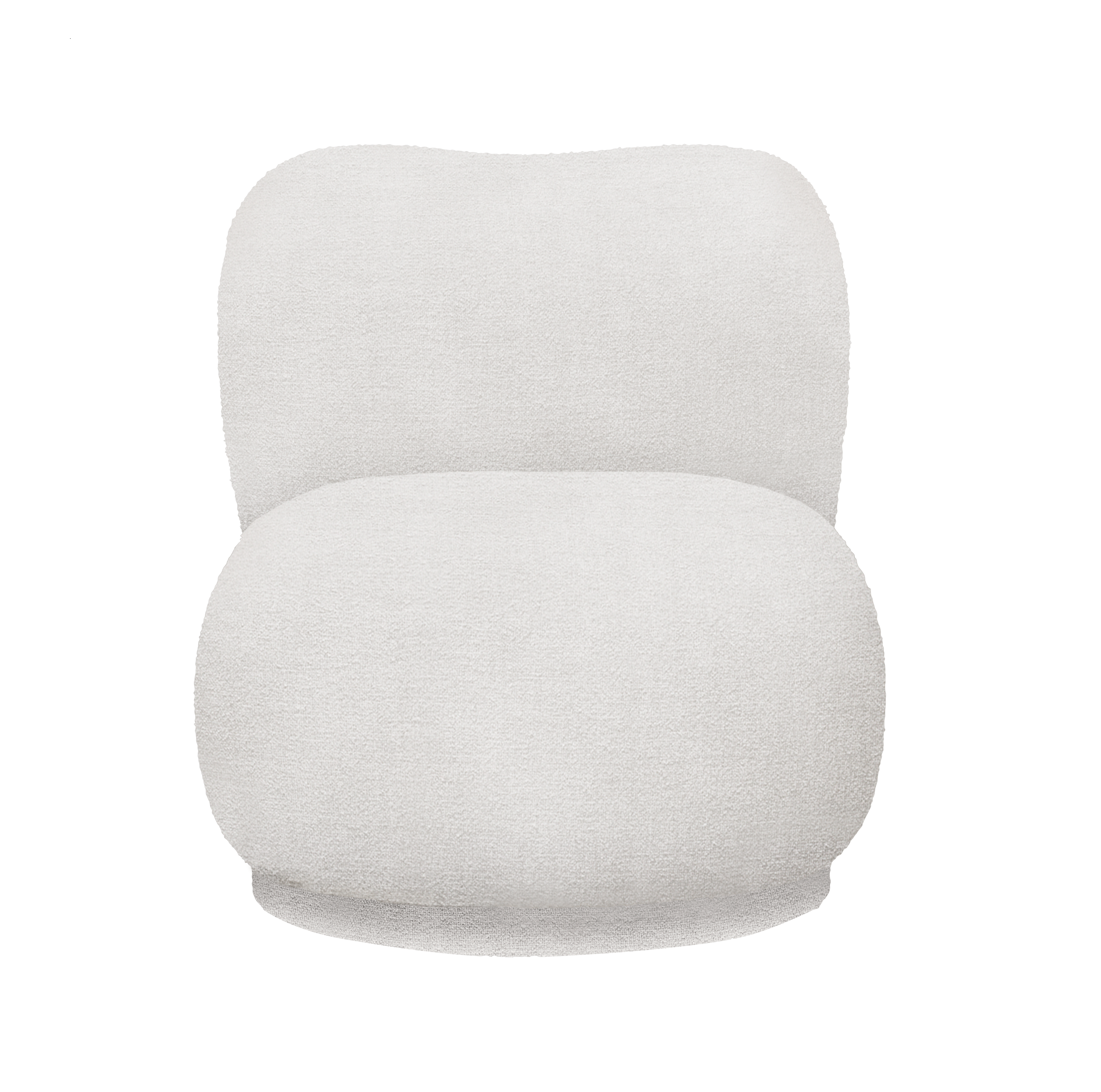 Sessel RICO PICCOLO LOUNGE Bouclé złamana biel