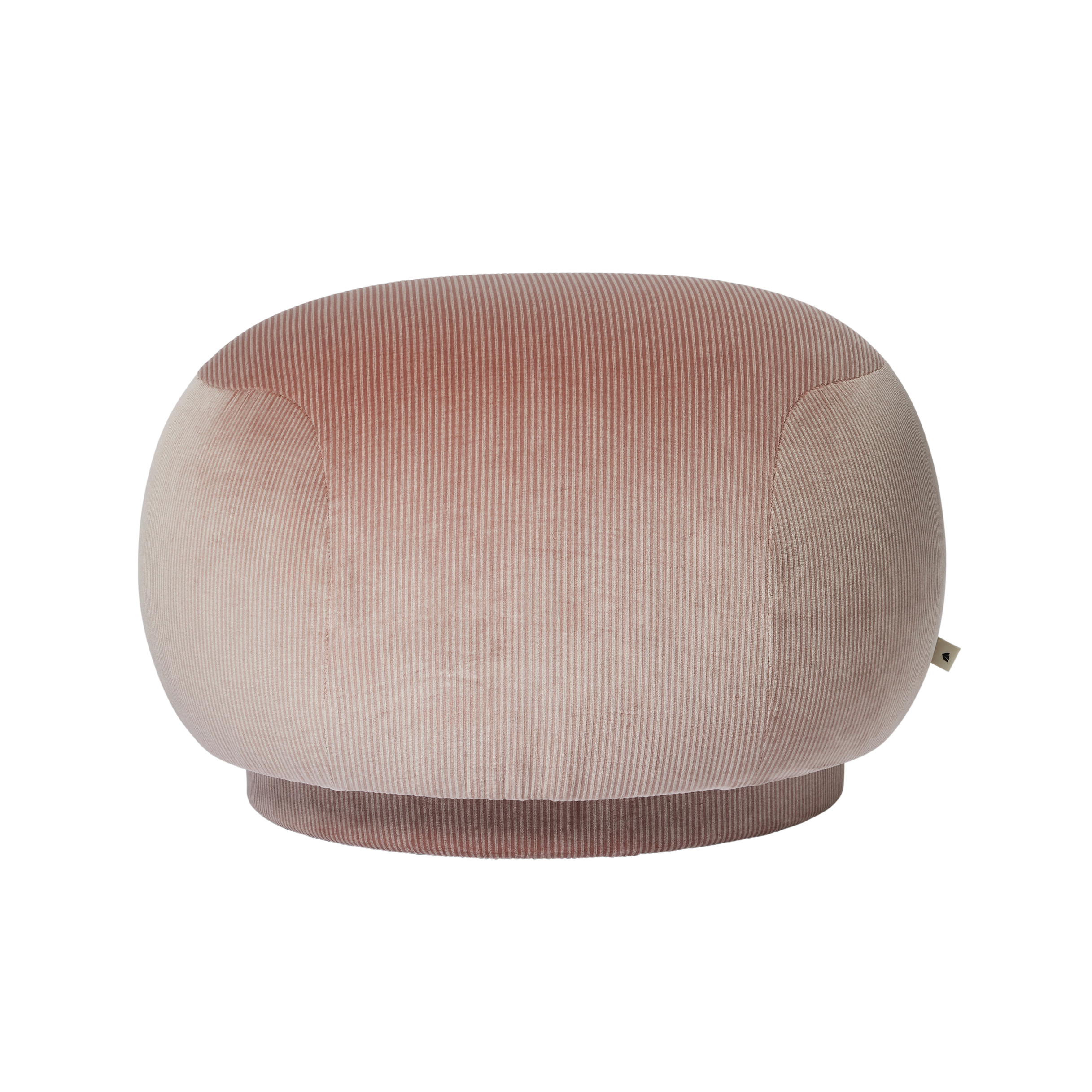 Puf RICO Devoré Velvet różowy – ferm LIVING