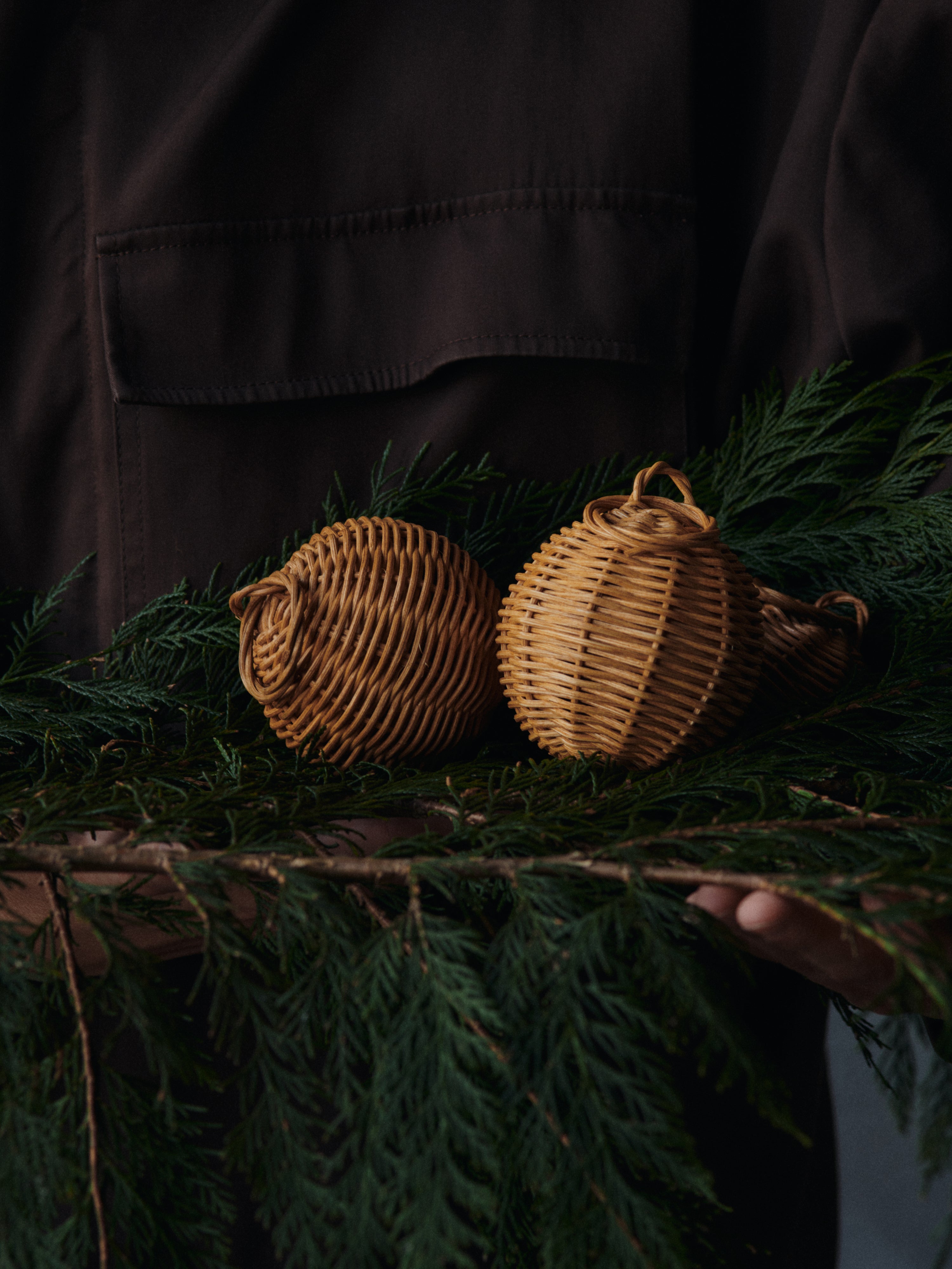 Set von BOMBEN geflochtenem Rattan