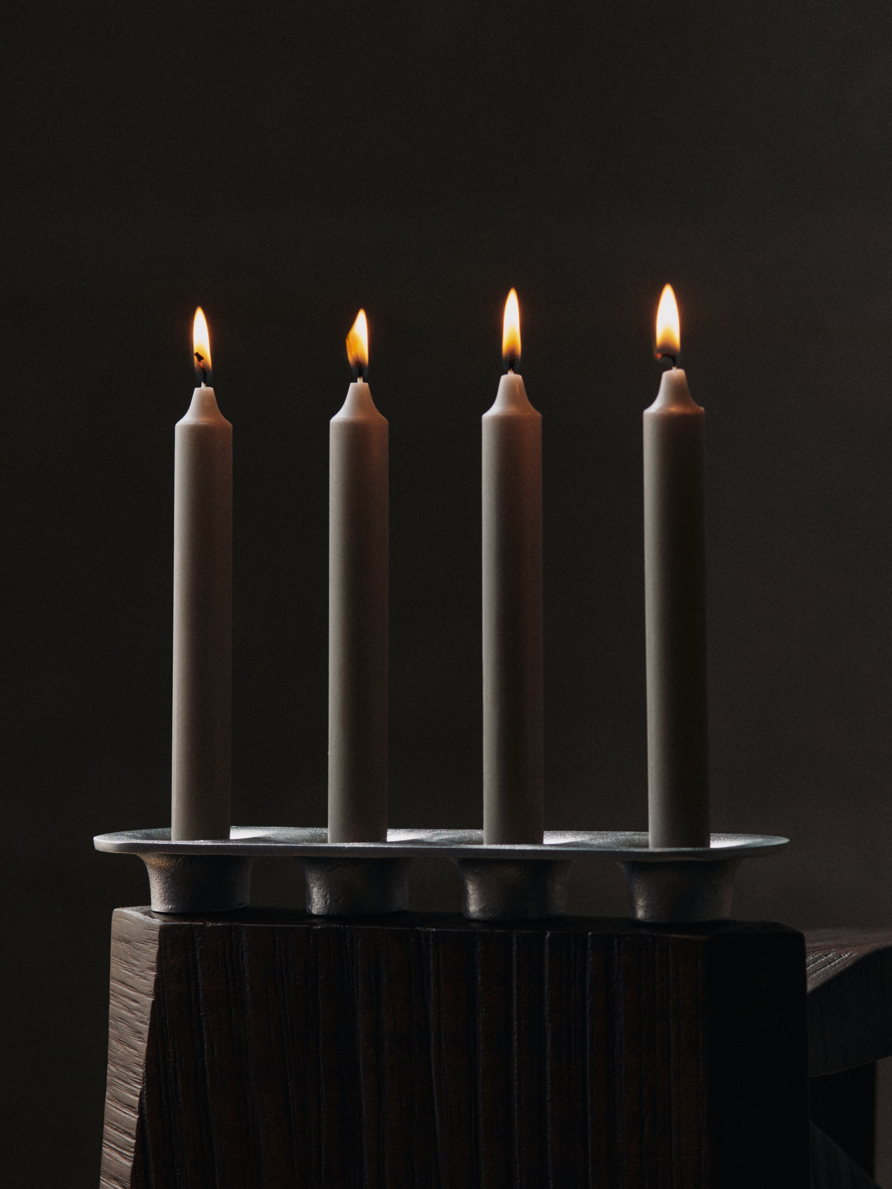 SOOTHE four-part candle holder aluminium