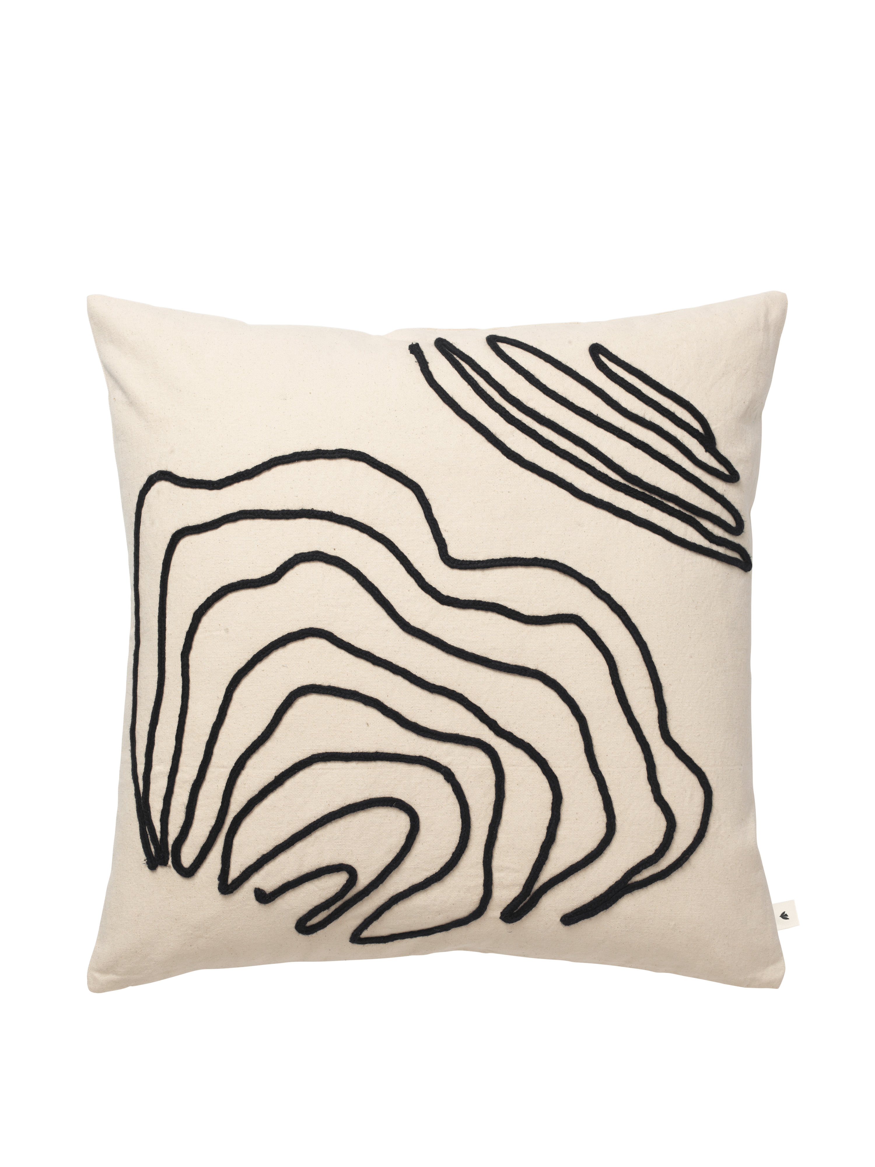 Decorative cushion JOT broken white