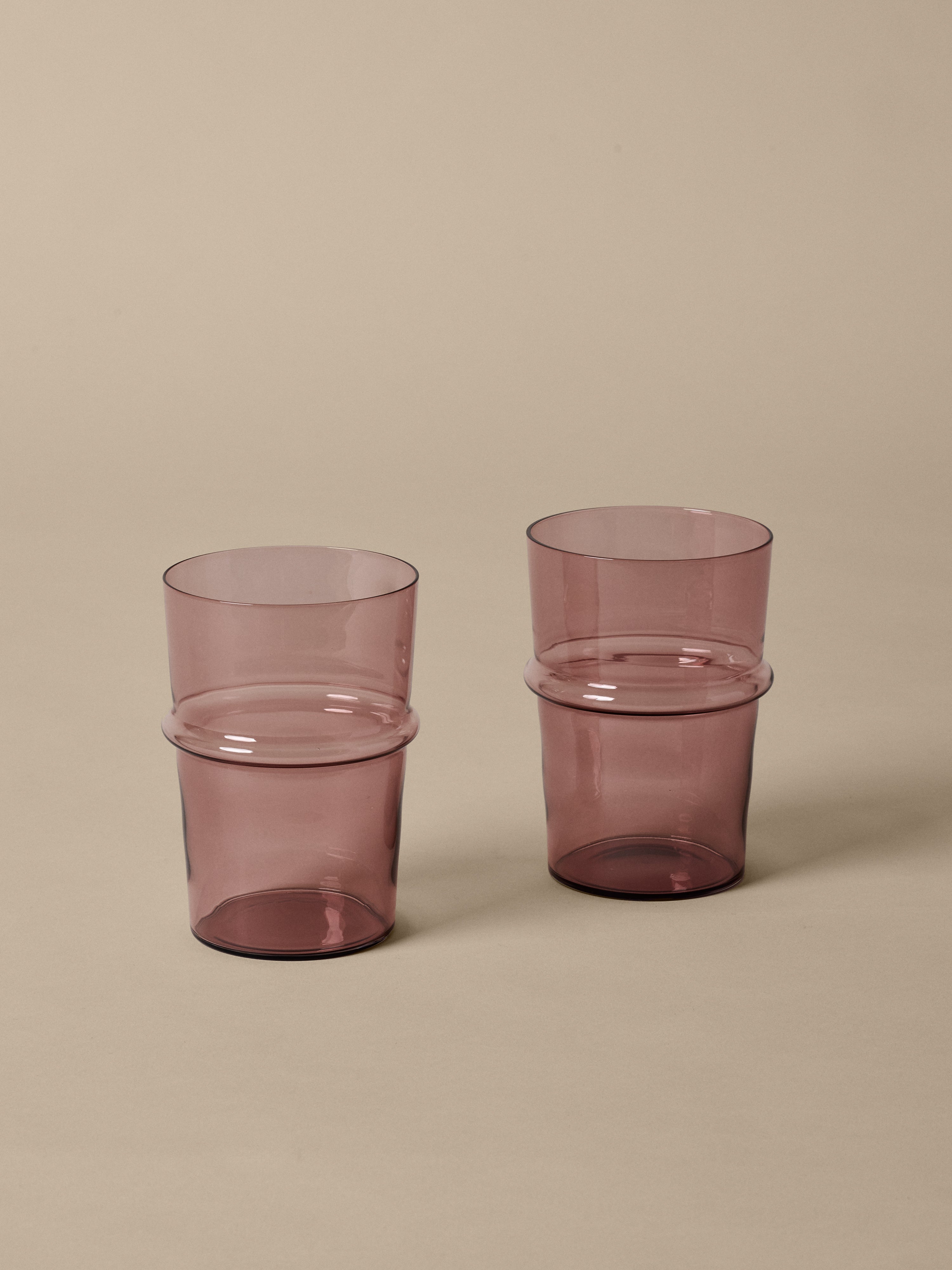 Set von Gläsern BOYA lila Glas