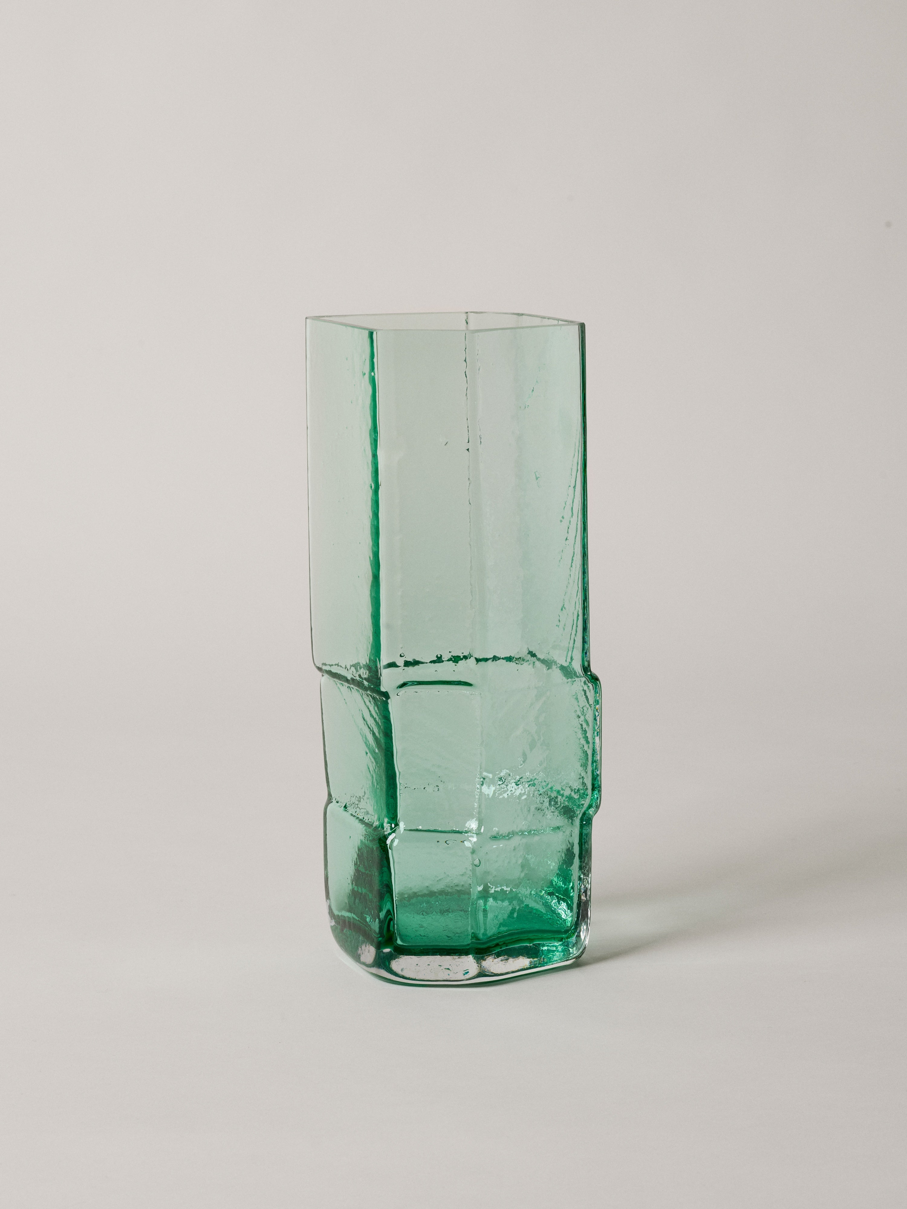 Vase MURO grünes Glas