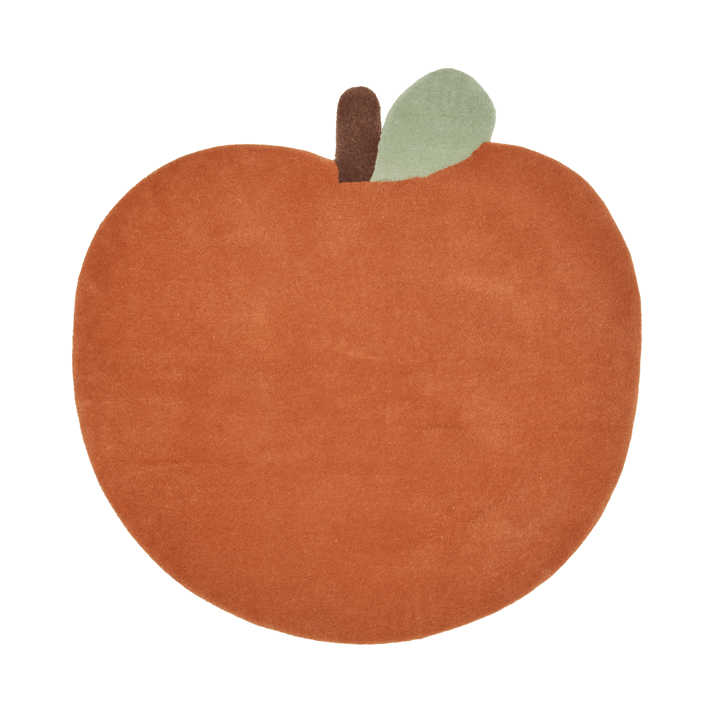 Children's rug APPLE brick with green
