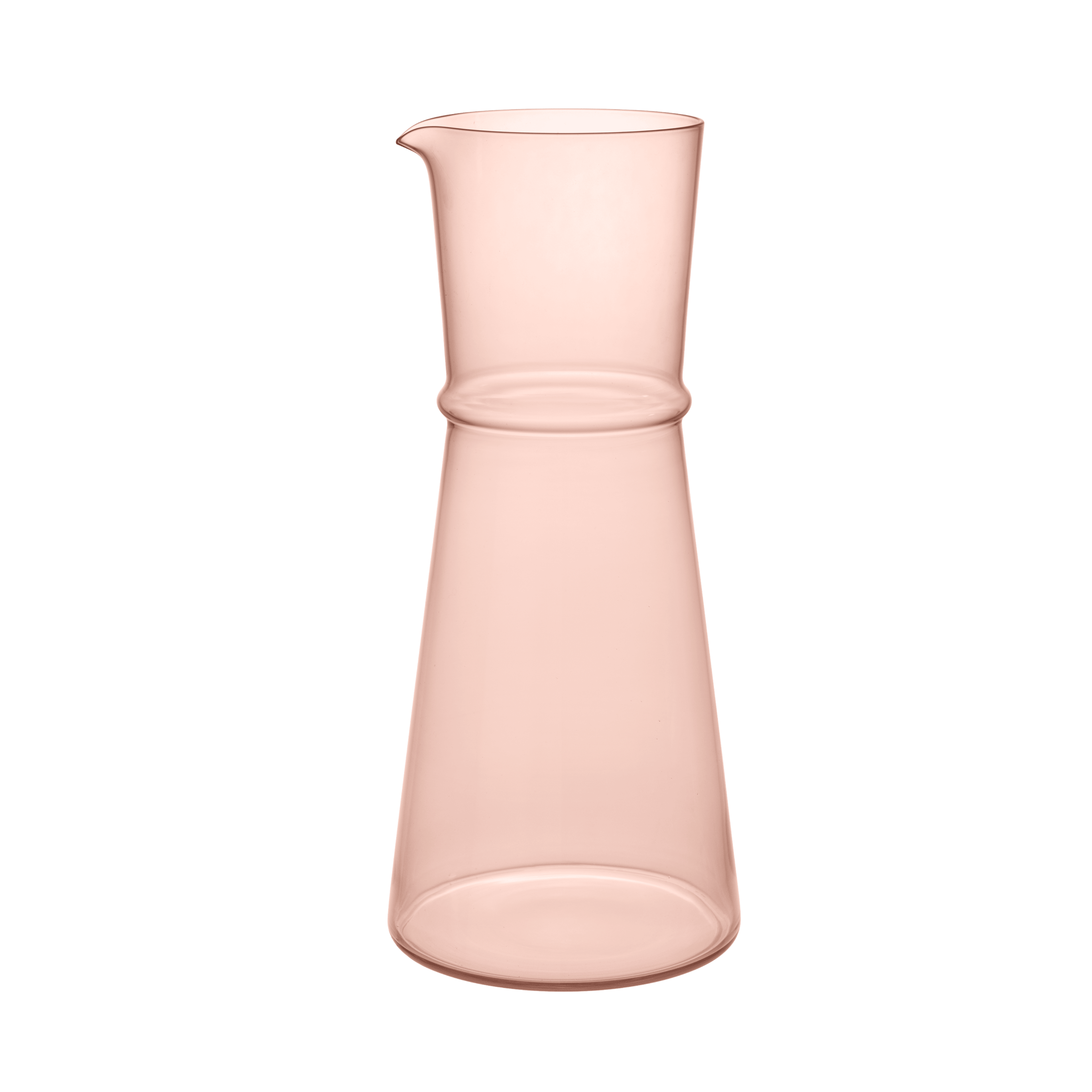 Boya Glass Carafe Transparent Pink