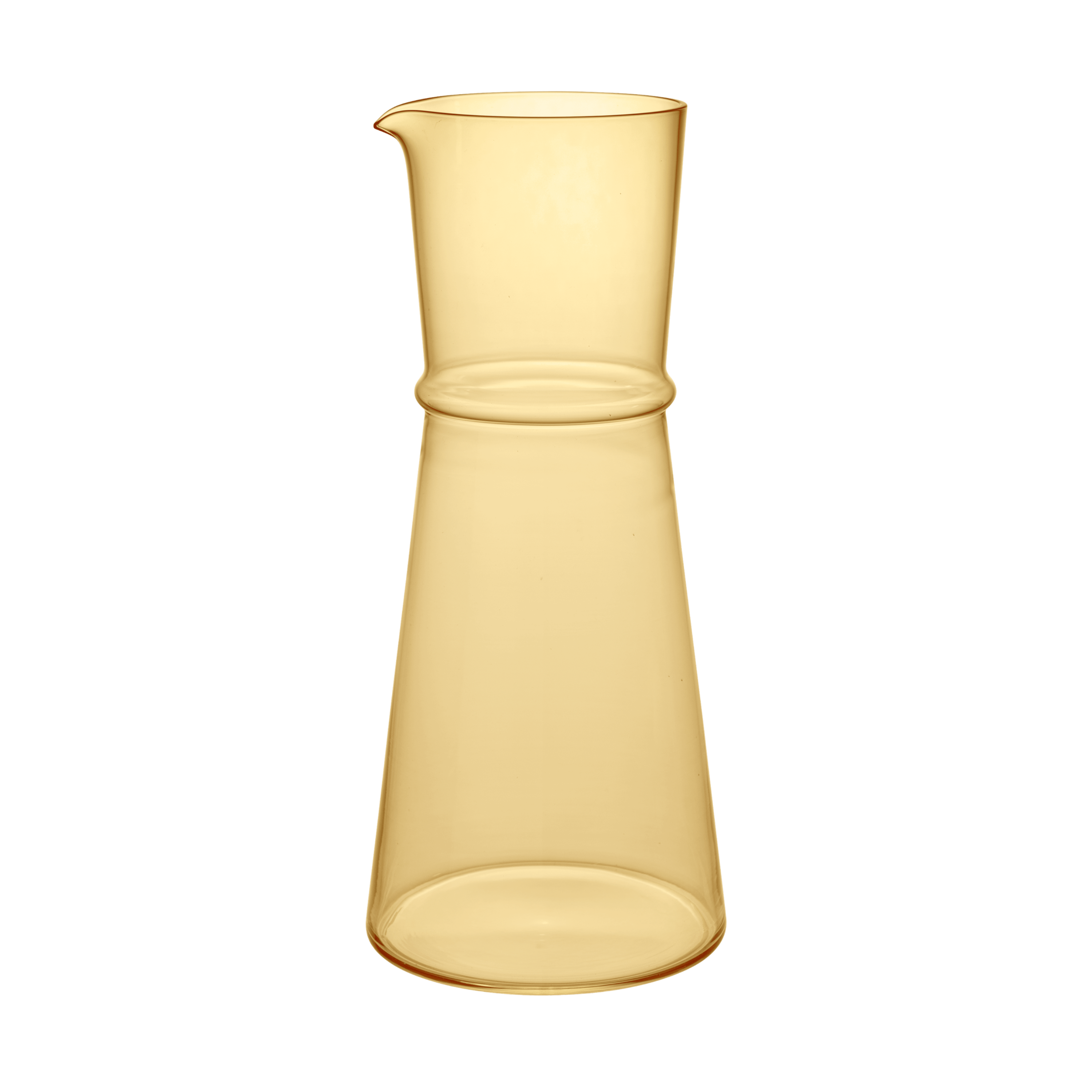 BOYA Glass Carafe in Transparent Amber