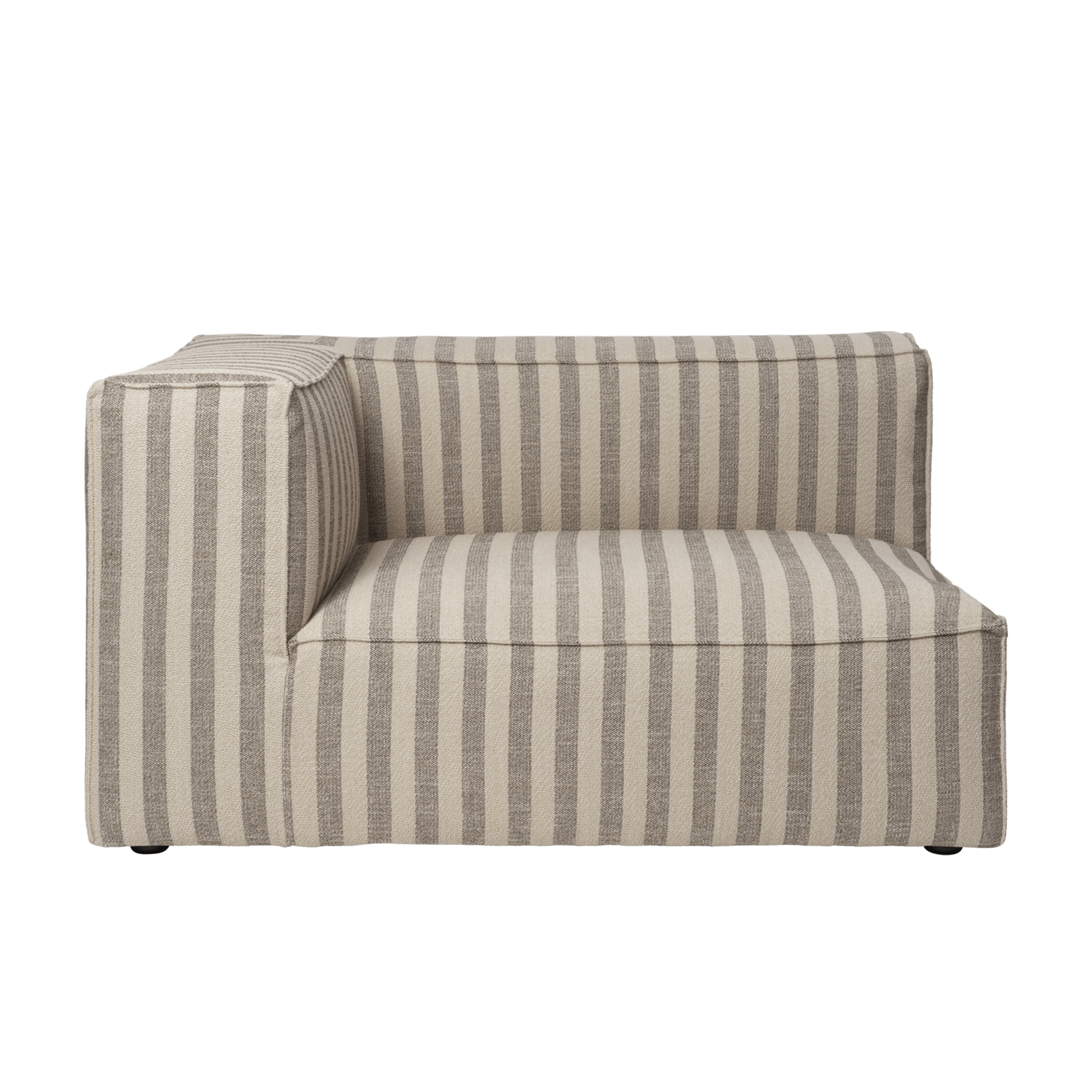 CATENA Louisiana Modular Sofa - Left-End Element in Sand with Broken White