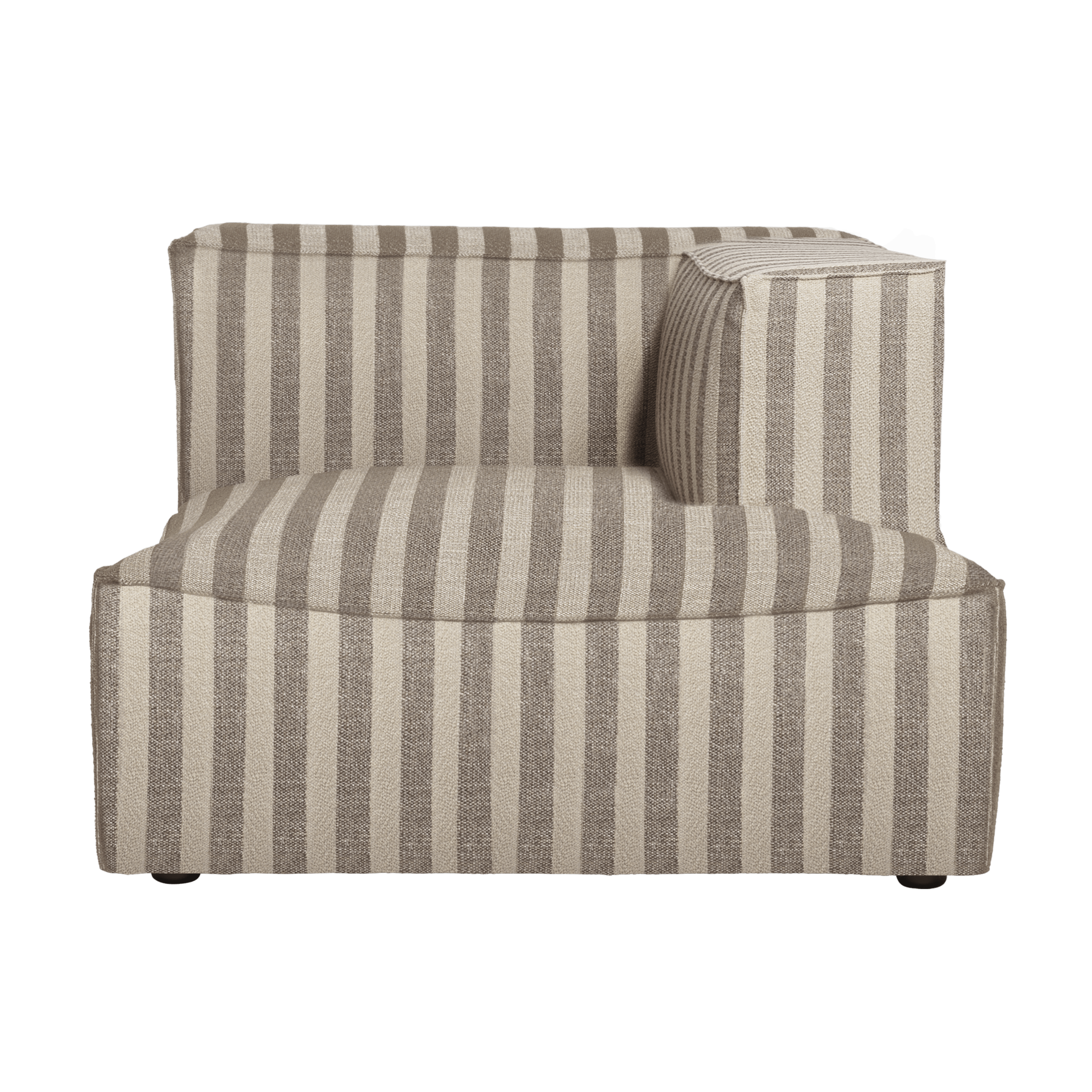 Right-facing chaise longue CATENA Louisiana sand with broken white