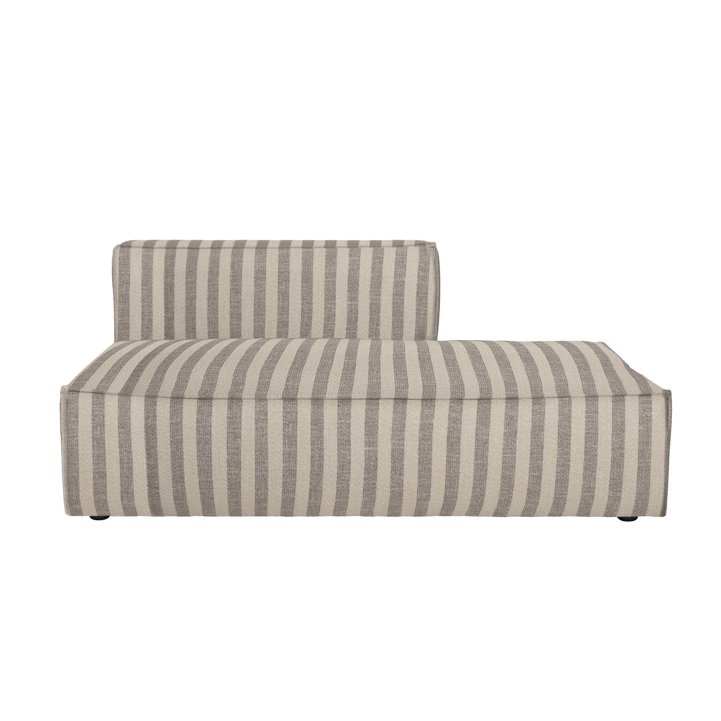 CATENA Louisiana Modular Sofa - Right-Open End Element in Sand with Broken White