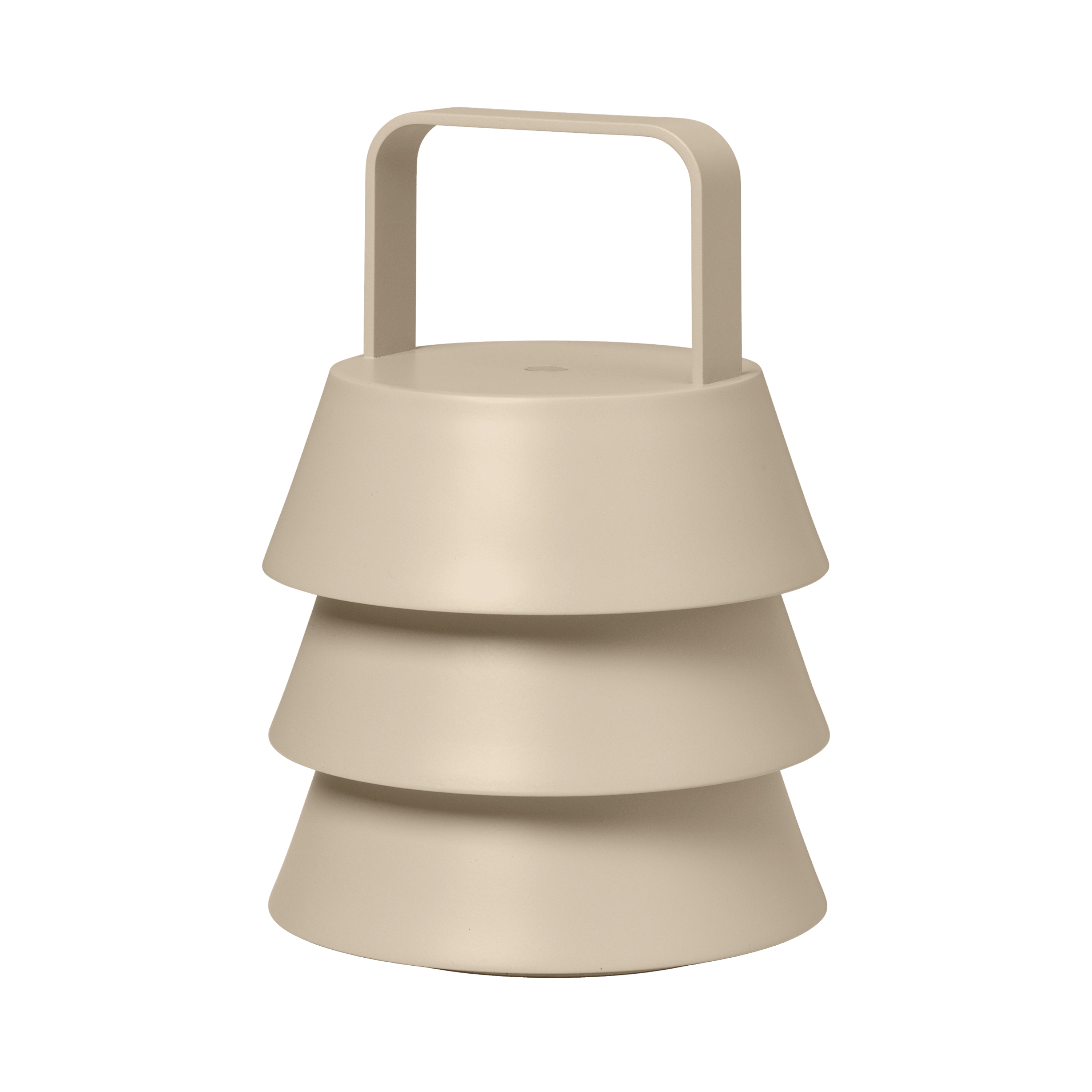 Tragbare Lampe LUVER beige