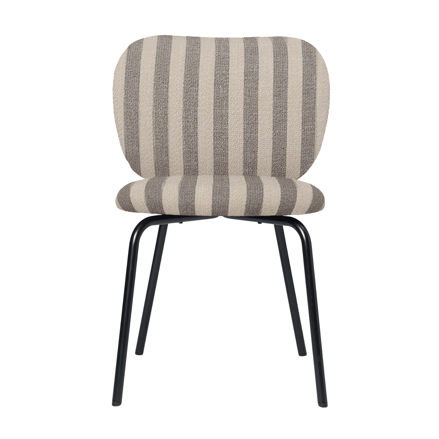 RICO Chair Louisiana Sand with Broken White and Black Base