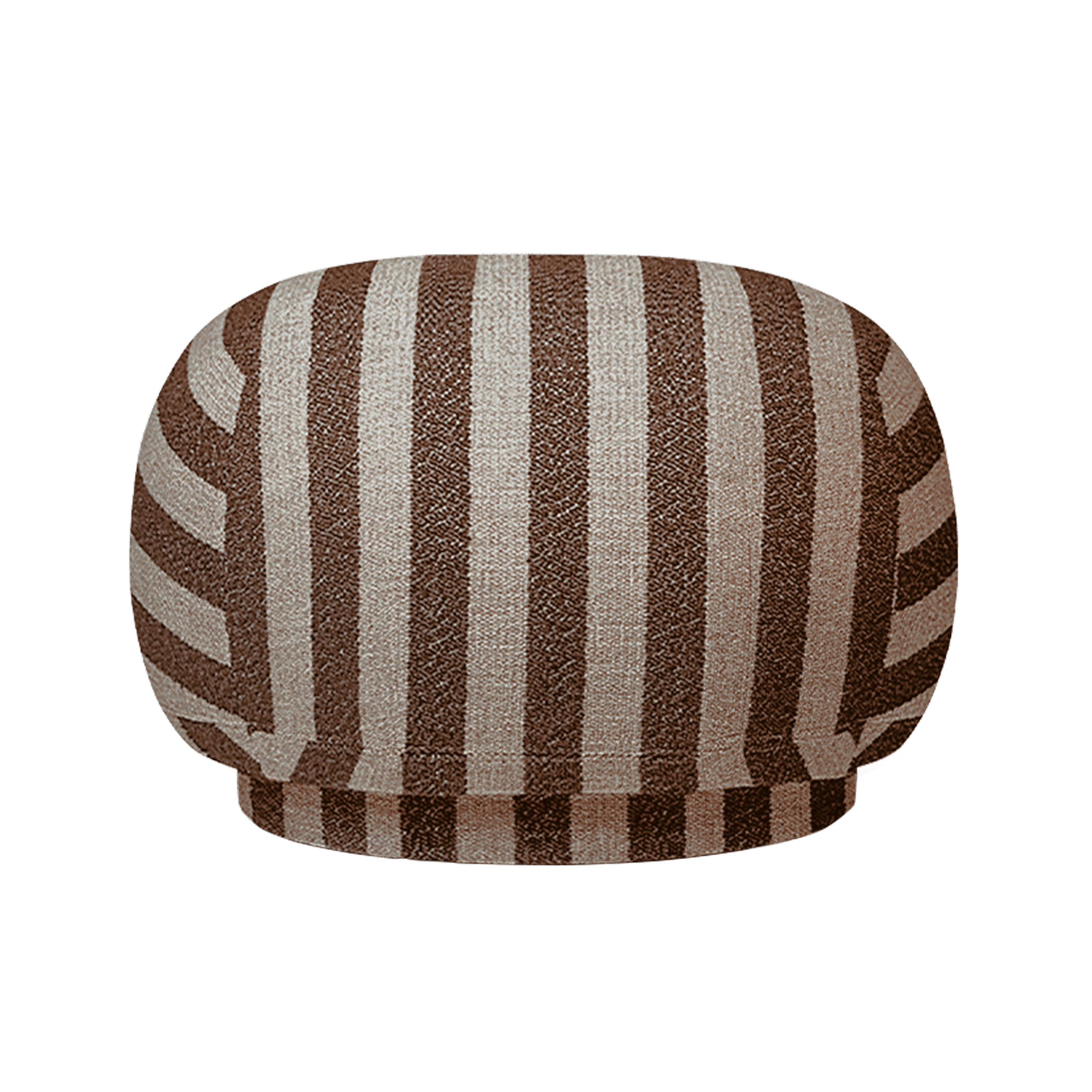 RICO Louisiana Chocolate Pouf with Sand