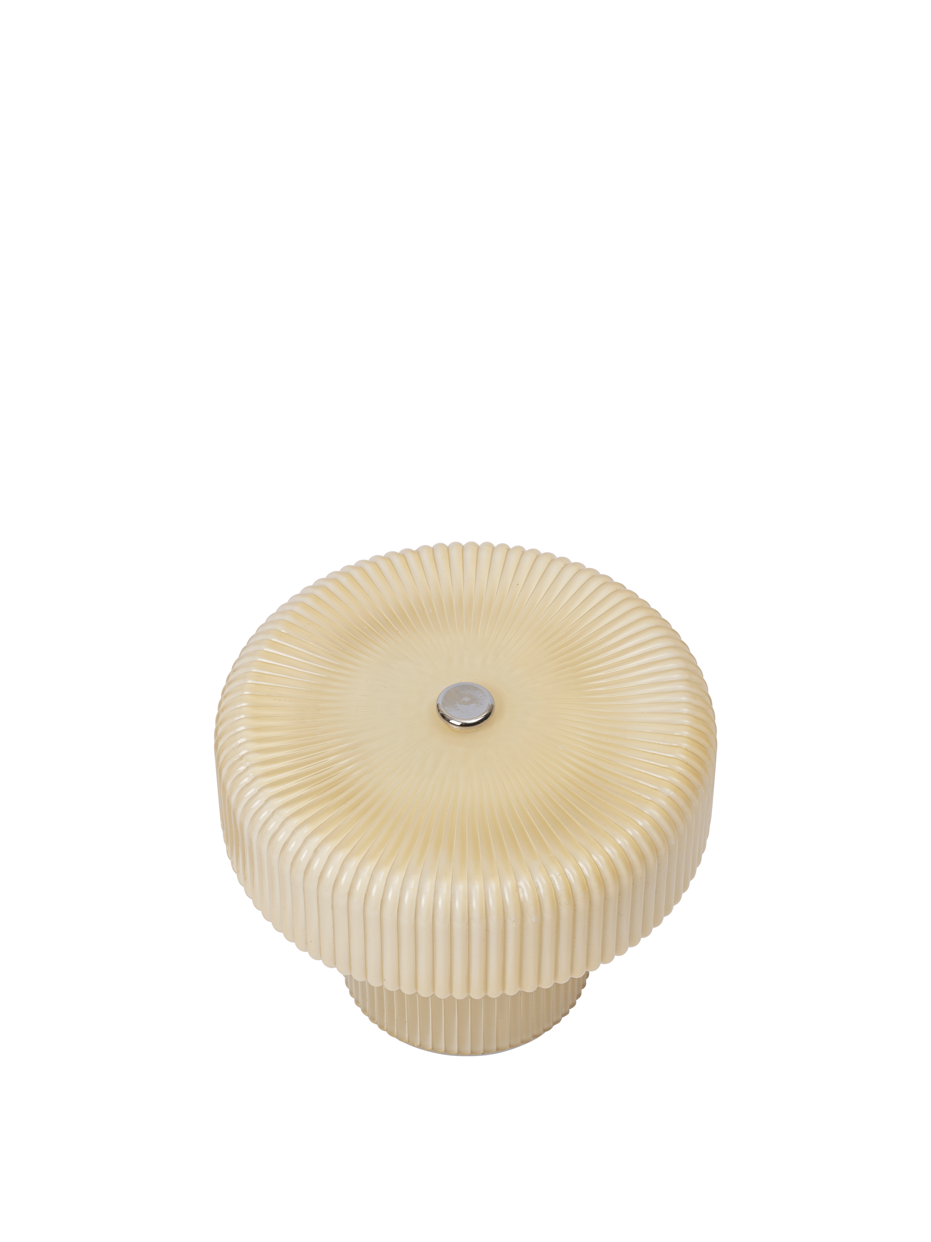 Tragbare Lampe RIPPLE cremefarben