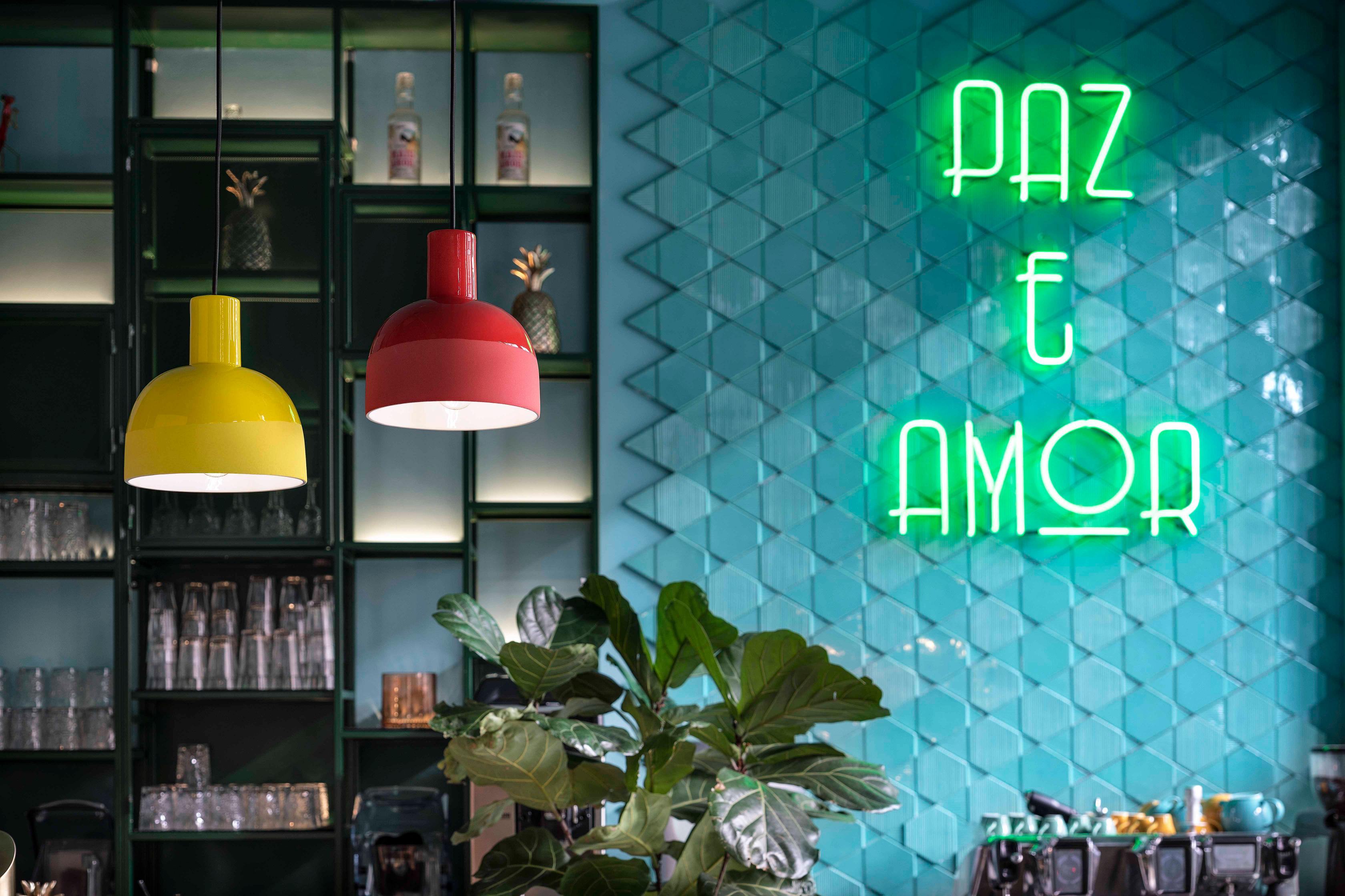 CAXIXI gray ceramic pendant lamp