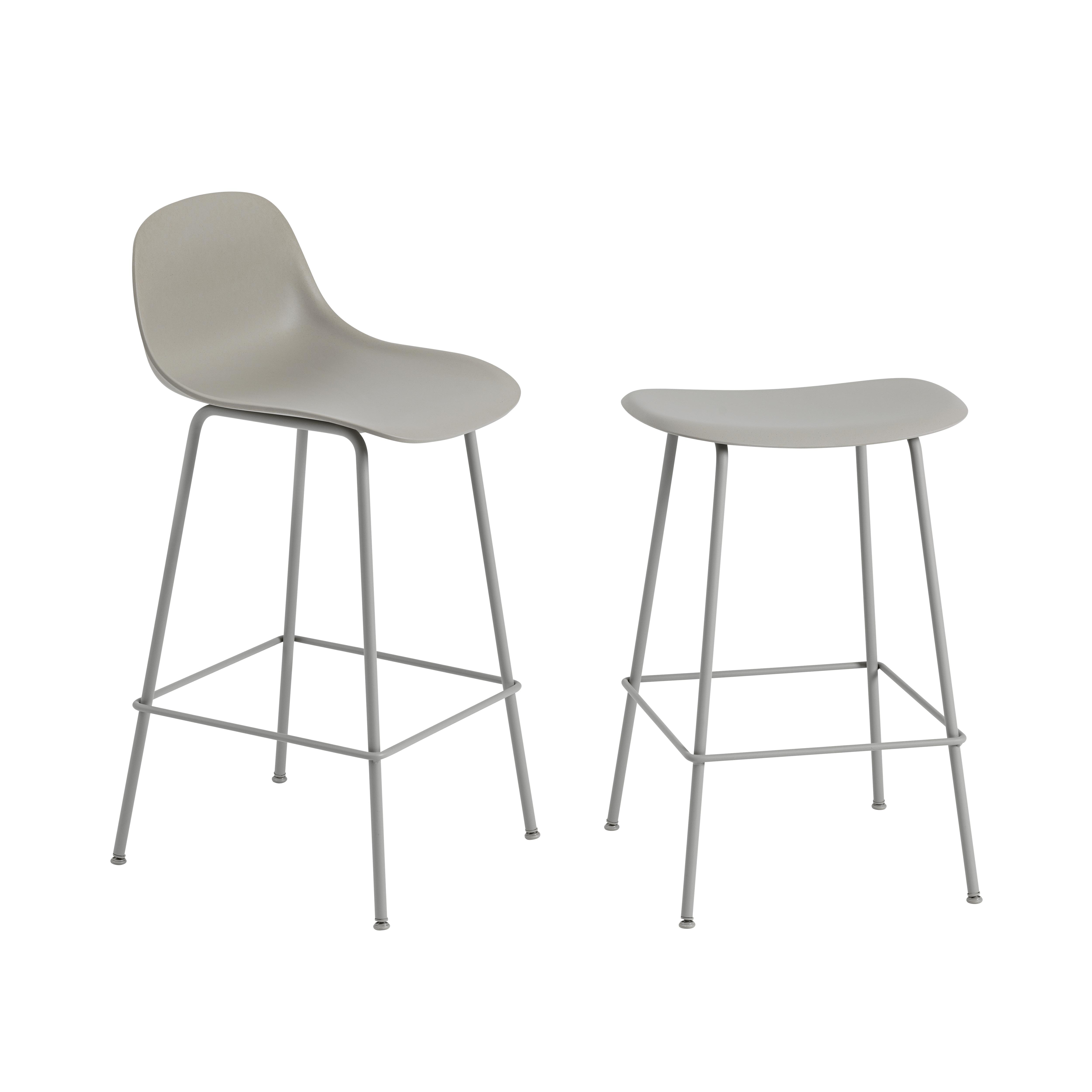Personalisierbarer Barhocker FIBER mit Stahlbasis
