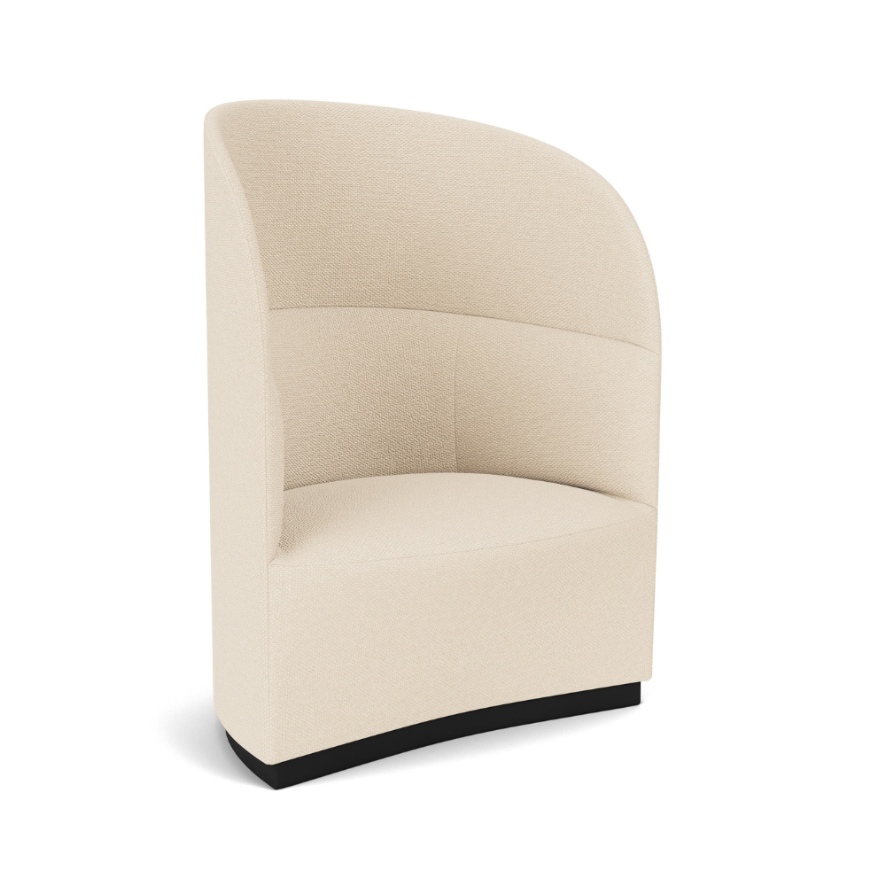 Sessel mit hohem Rücken TEAROOM cremefarben
