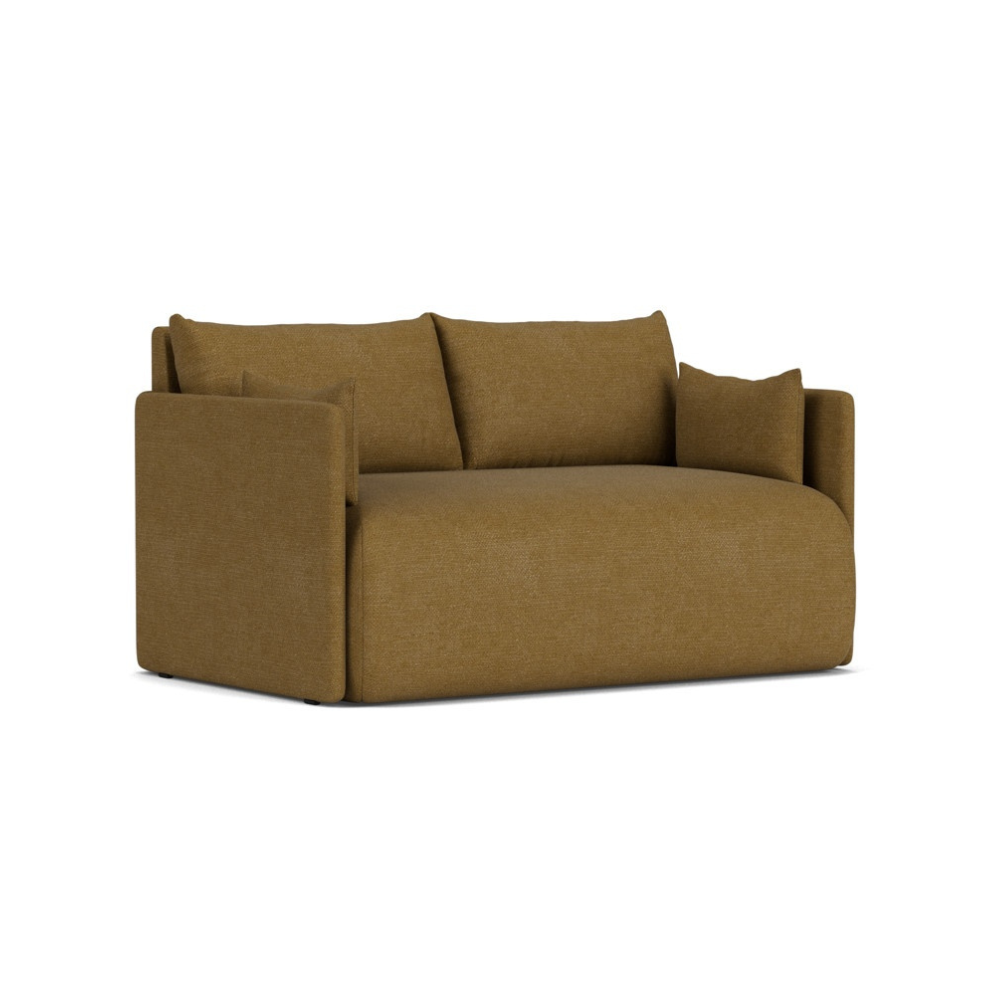 Sofa mit Schlaffunktion 2-sitzig 0FFSET senfgelb