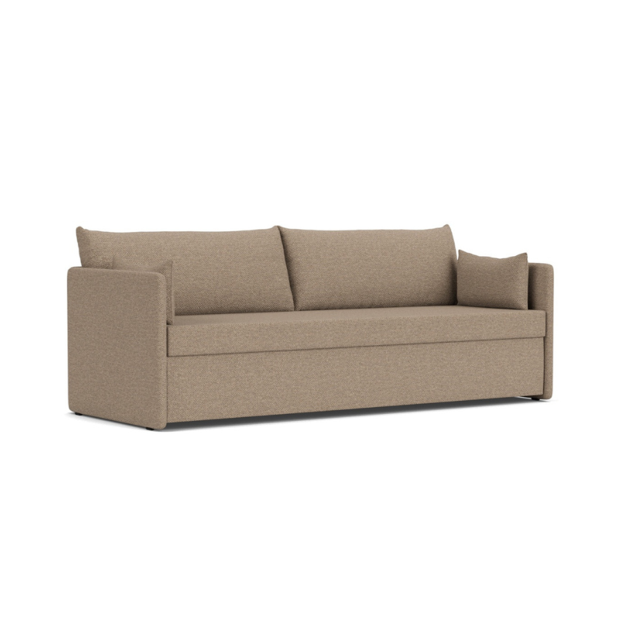 Sofa mit Schlaffunktion 3-sitzig 0FFSET braun