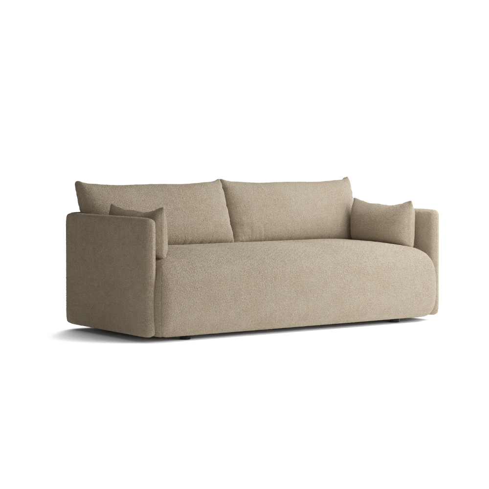2-seater OFFSET sofa beige