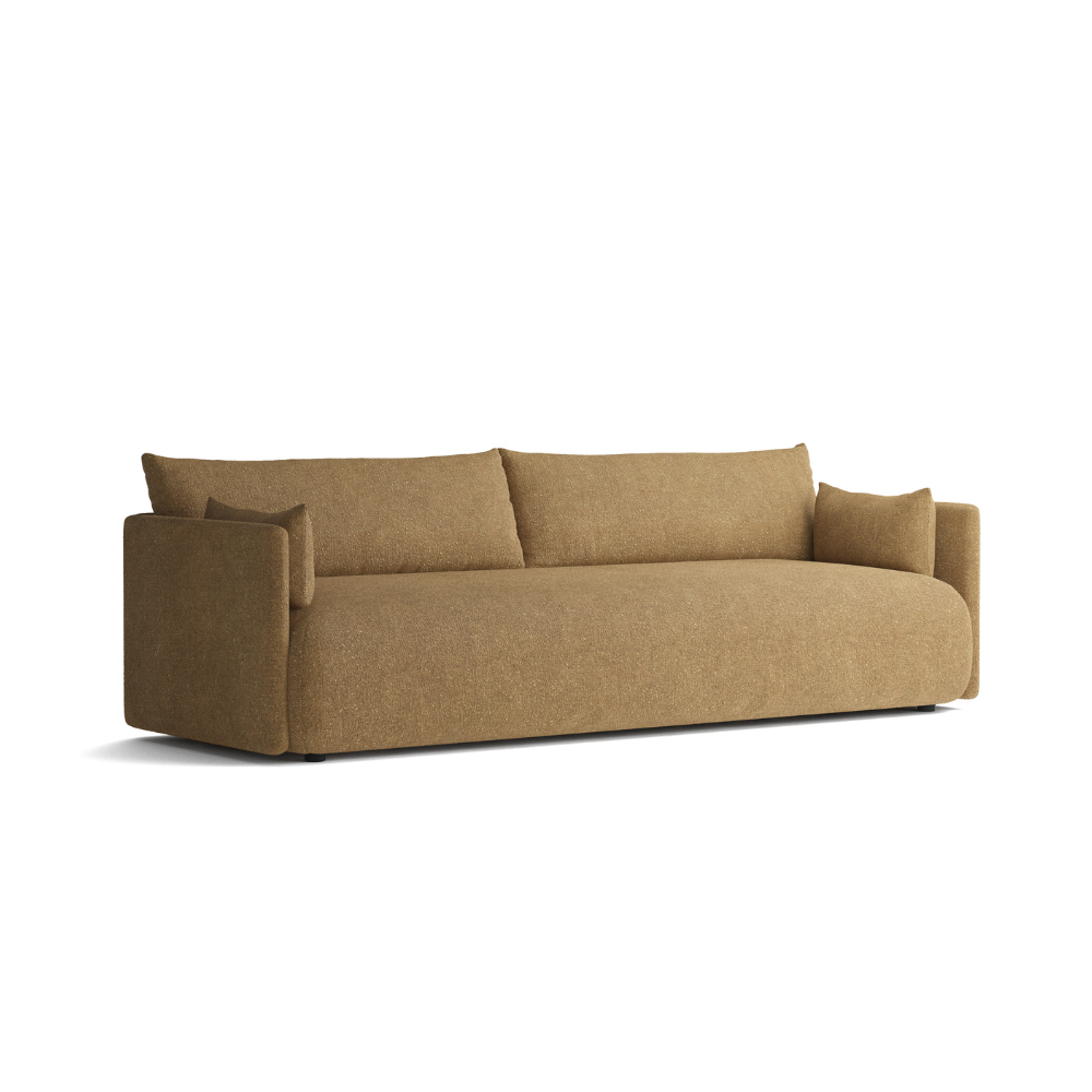 3-seater OFFSET mustard sofa