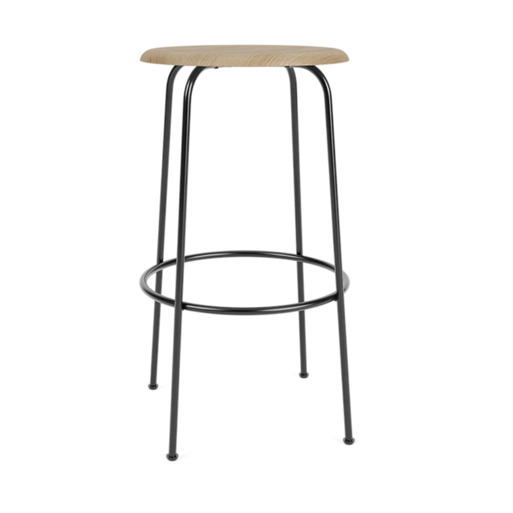 Barhocker AFTEROOM Eichenfurnier mit Stahlbasis