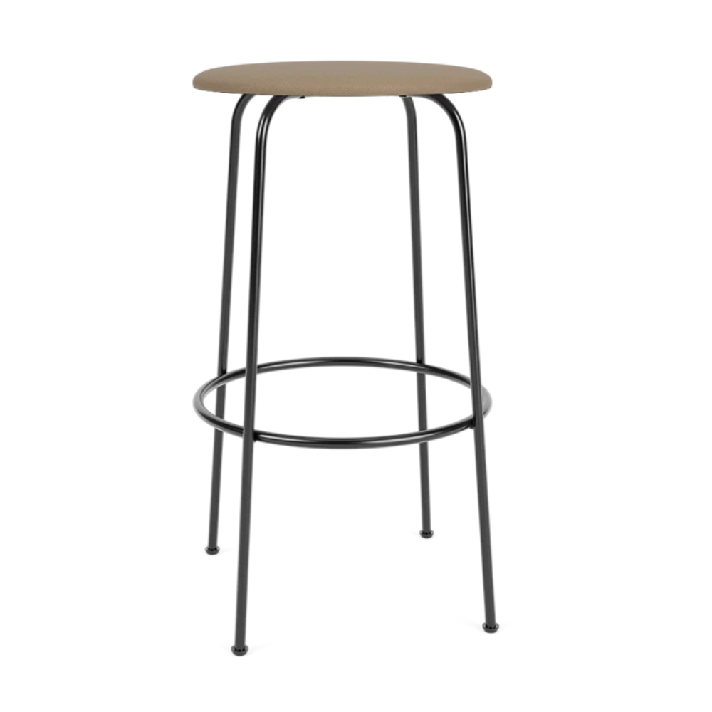 Barhocker AFTEROOM beige mit Stahlbasis