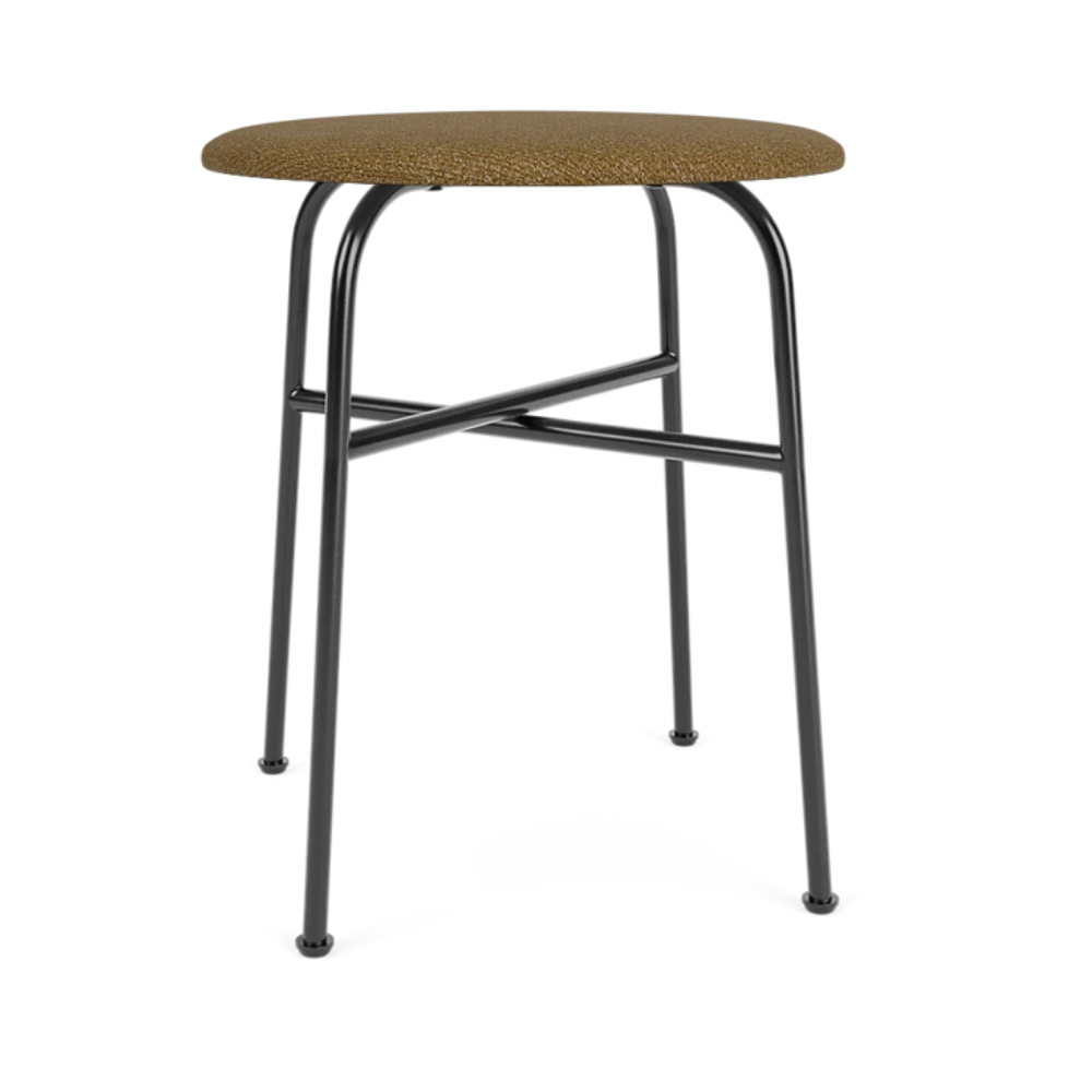 Hocker AFTEROOM senfgelb mit Stahlbasis
