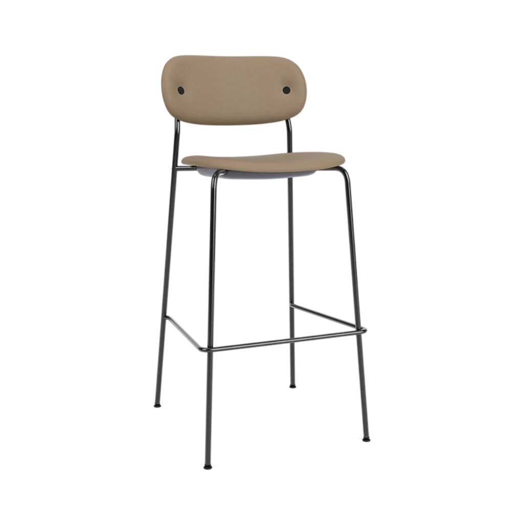 Upholstered stool CO beige