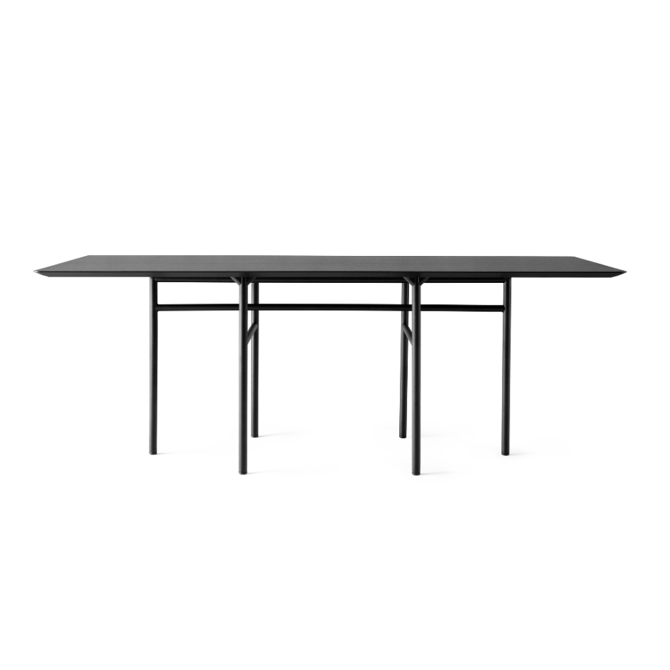 Tisch SNAREGADE schwarz Eichenfurnier