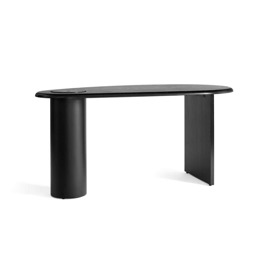 ECLIPSE Schreibtisch aus schwarzem Eichenholz
