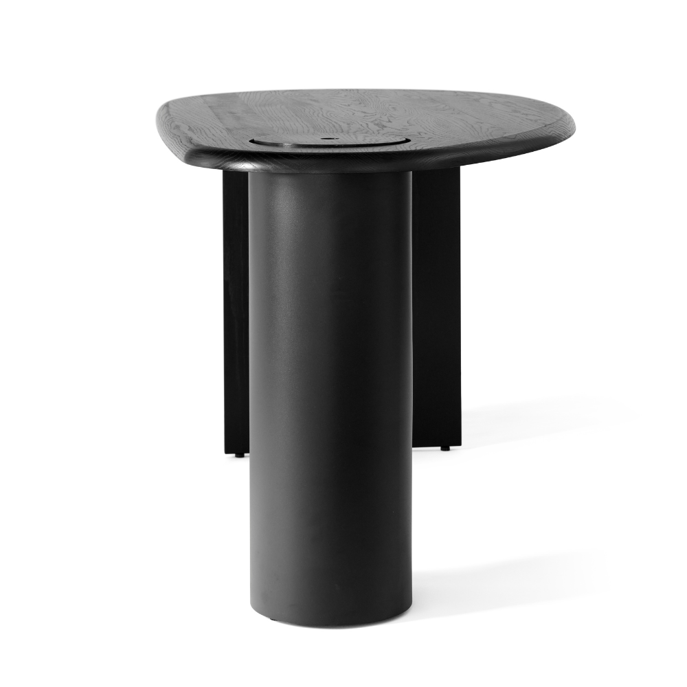 ECLIPSE Schreibtisch aus schwarzem Eichenholz