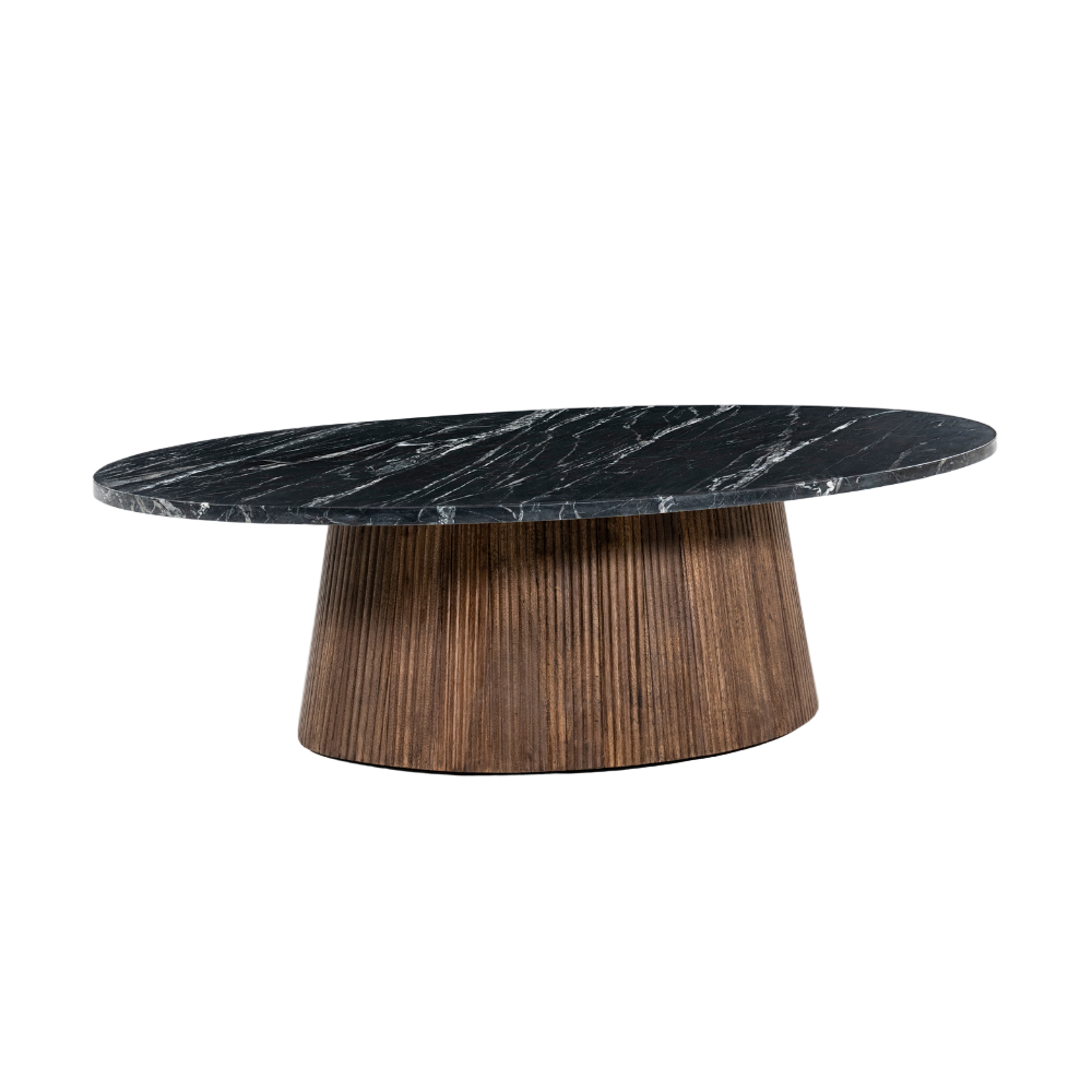 MAXIM coffee table mango wood with marble top