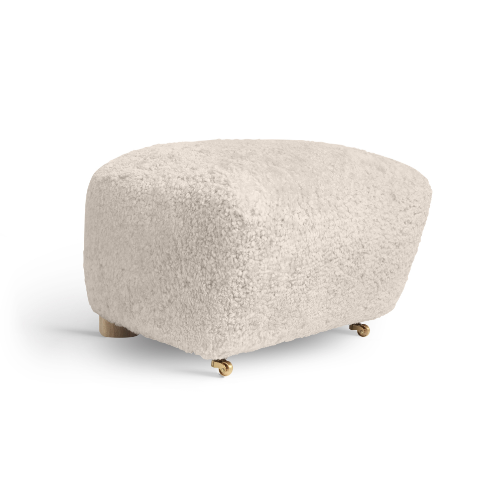 Ottoman THE TIRED MAN sheepskin