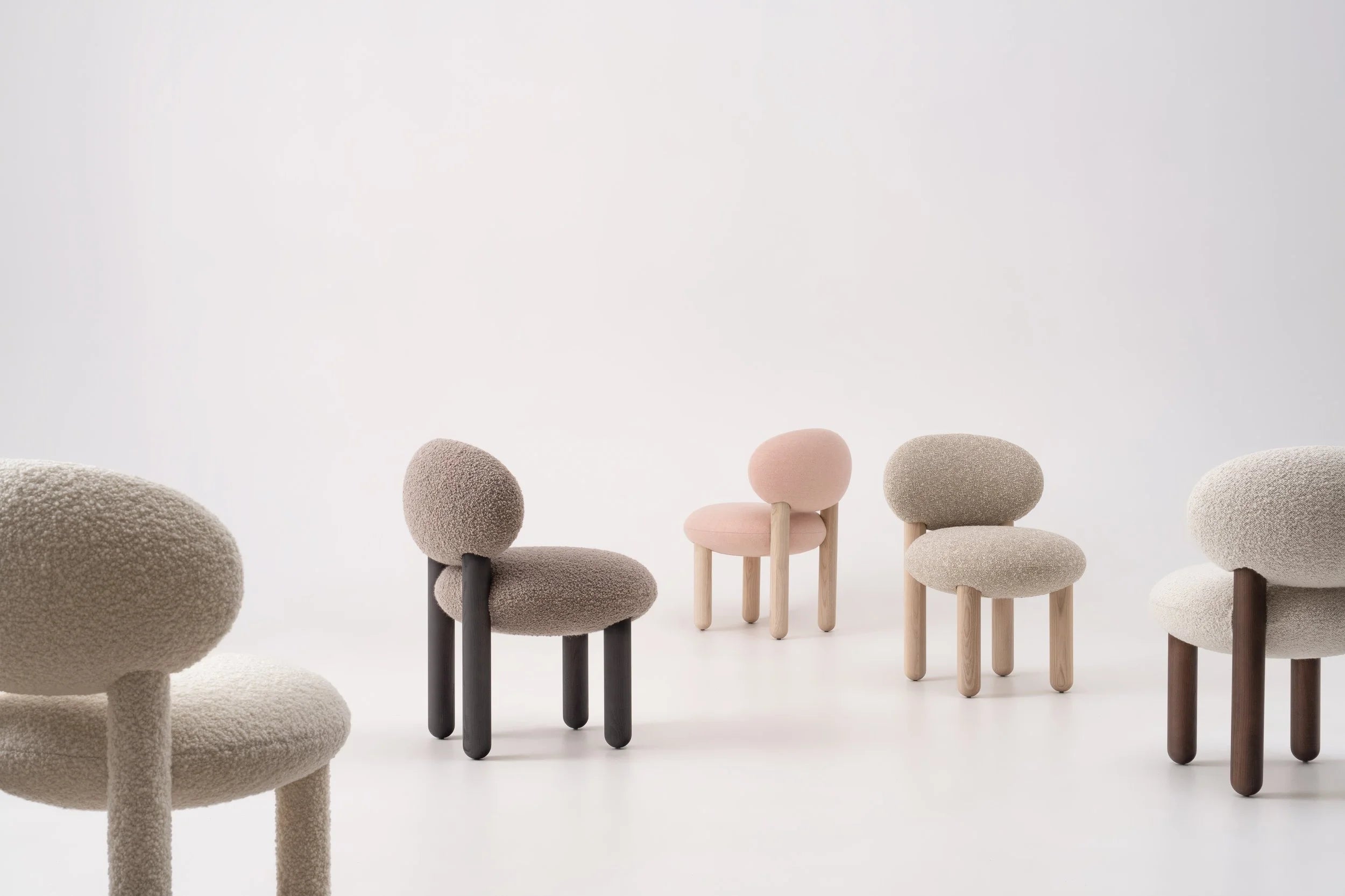 Upholstered FLOCK CS1 Chair