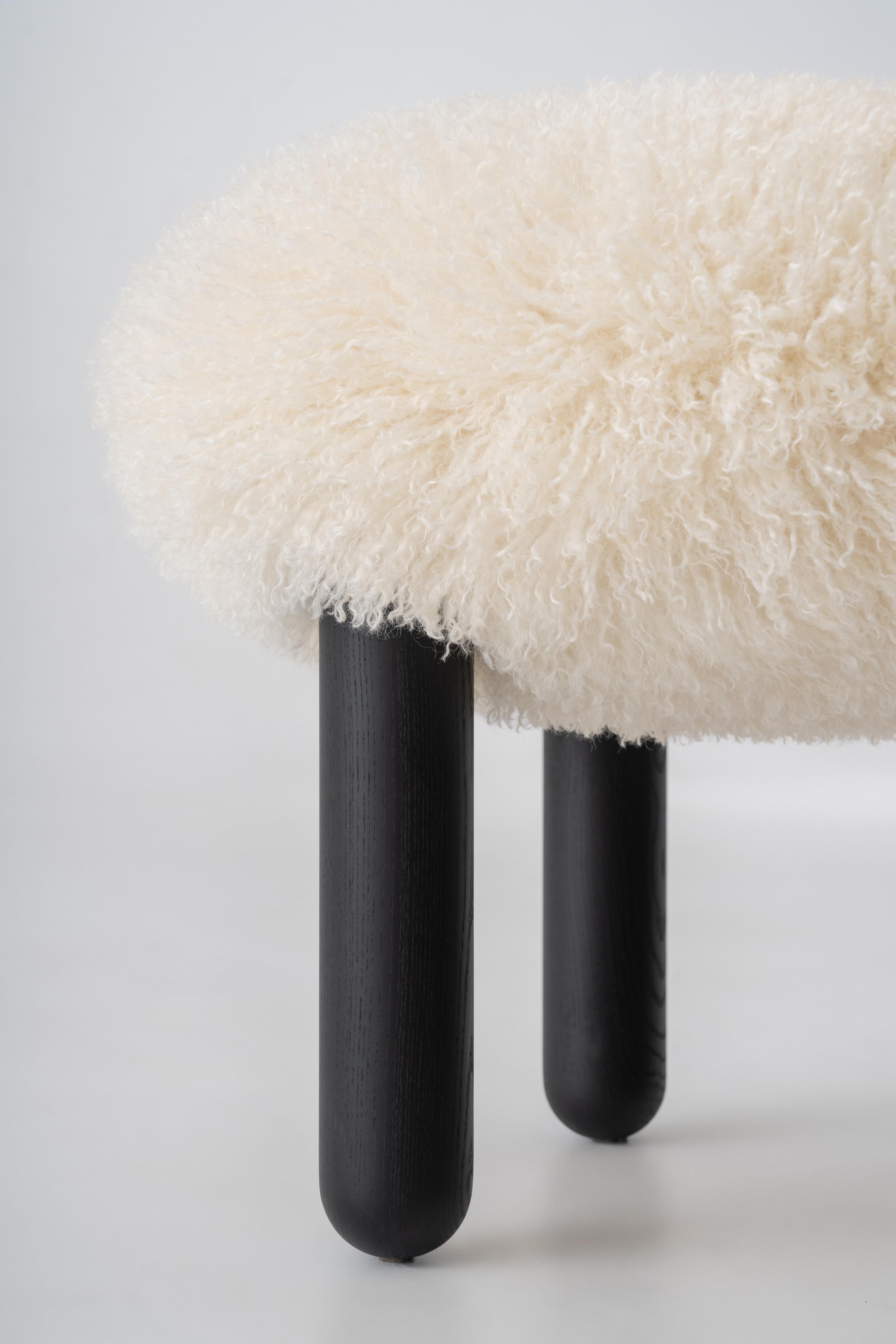 Krzesło FLOCK CS2 - FLUFFY EDITION sztuczne futerko – Noom