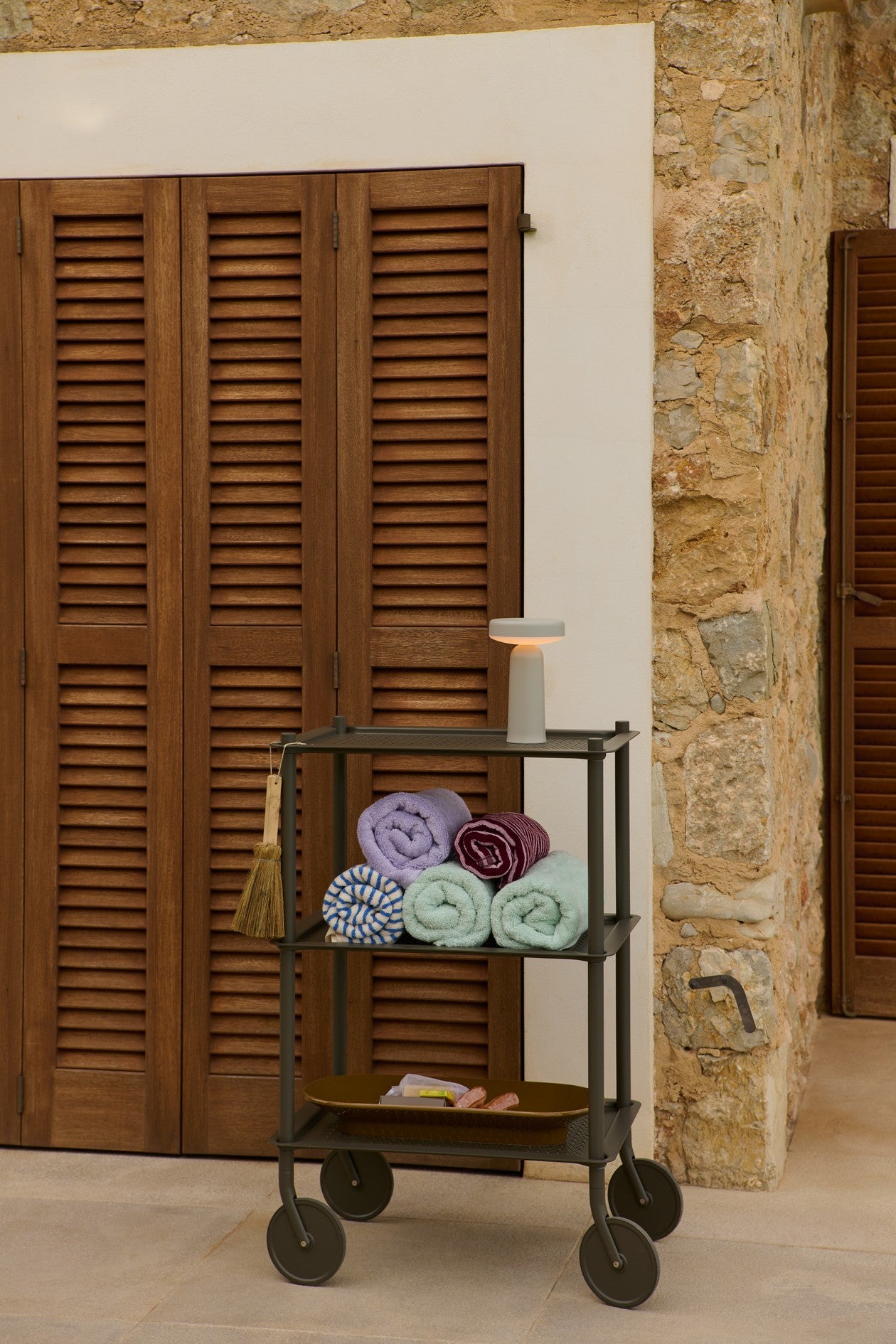 Außenwagen FLOW taupe