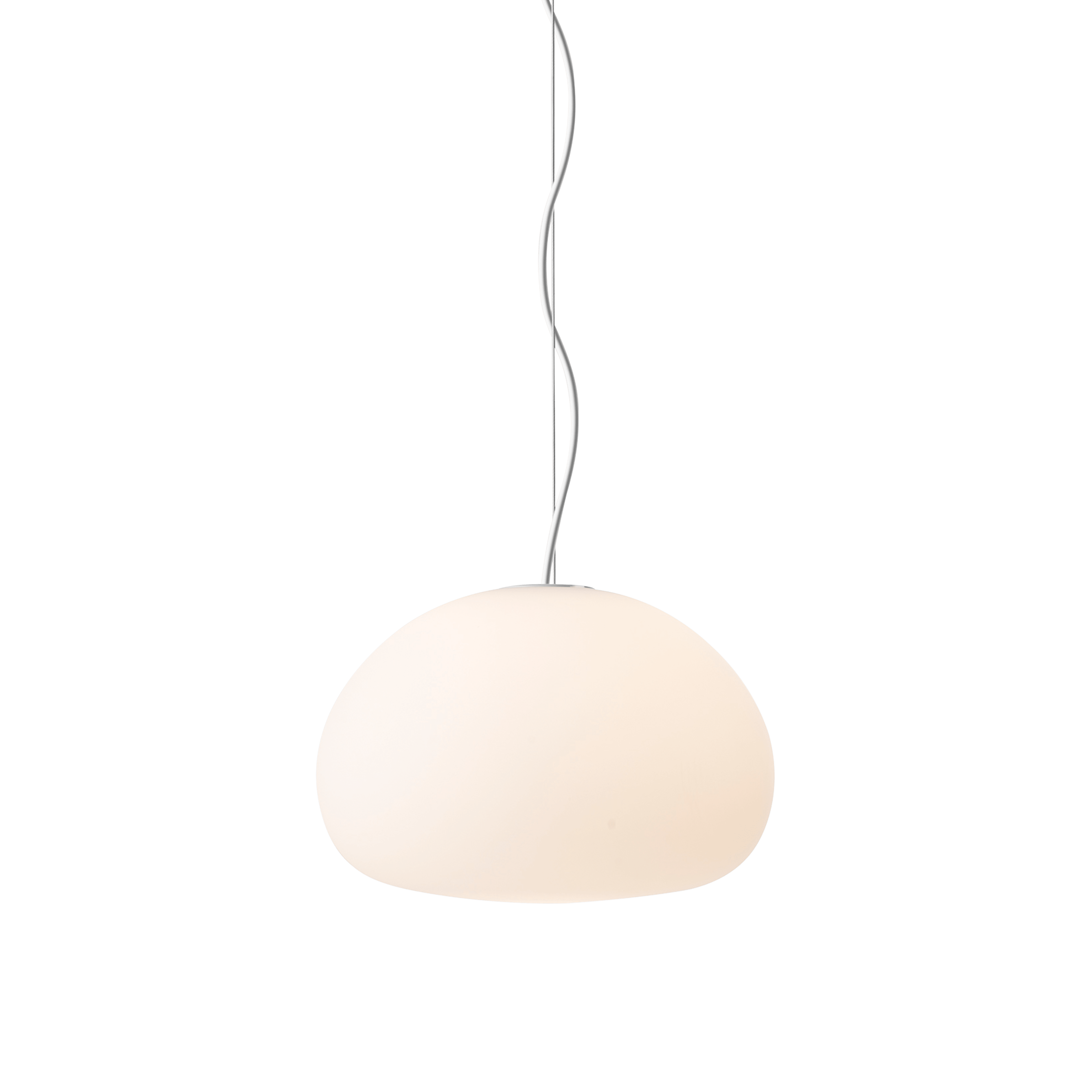 Pendelleuchte FLUID opaleszierendes Glas