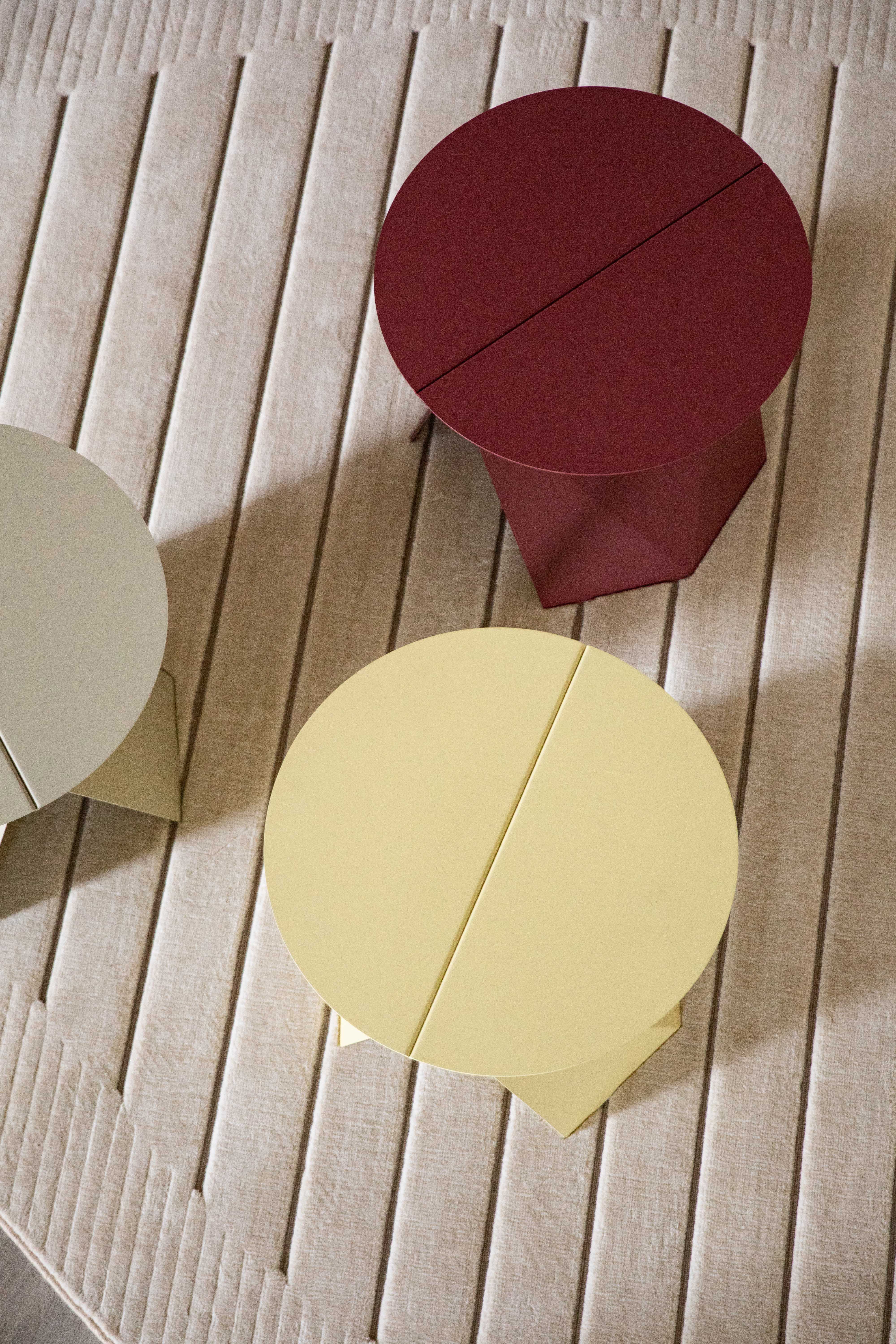 FOLDY Yellow Side Table