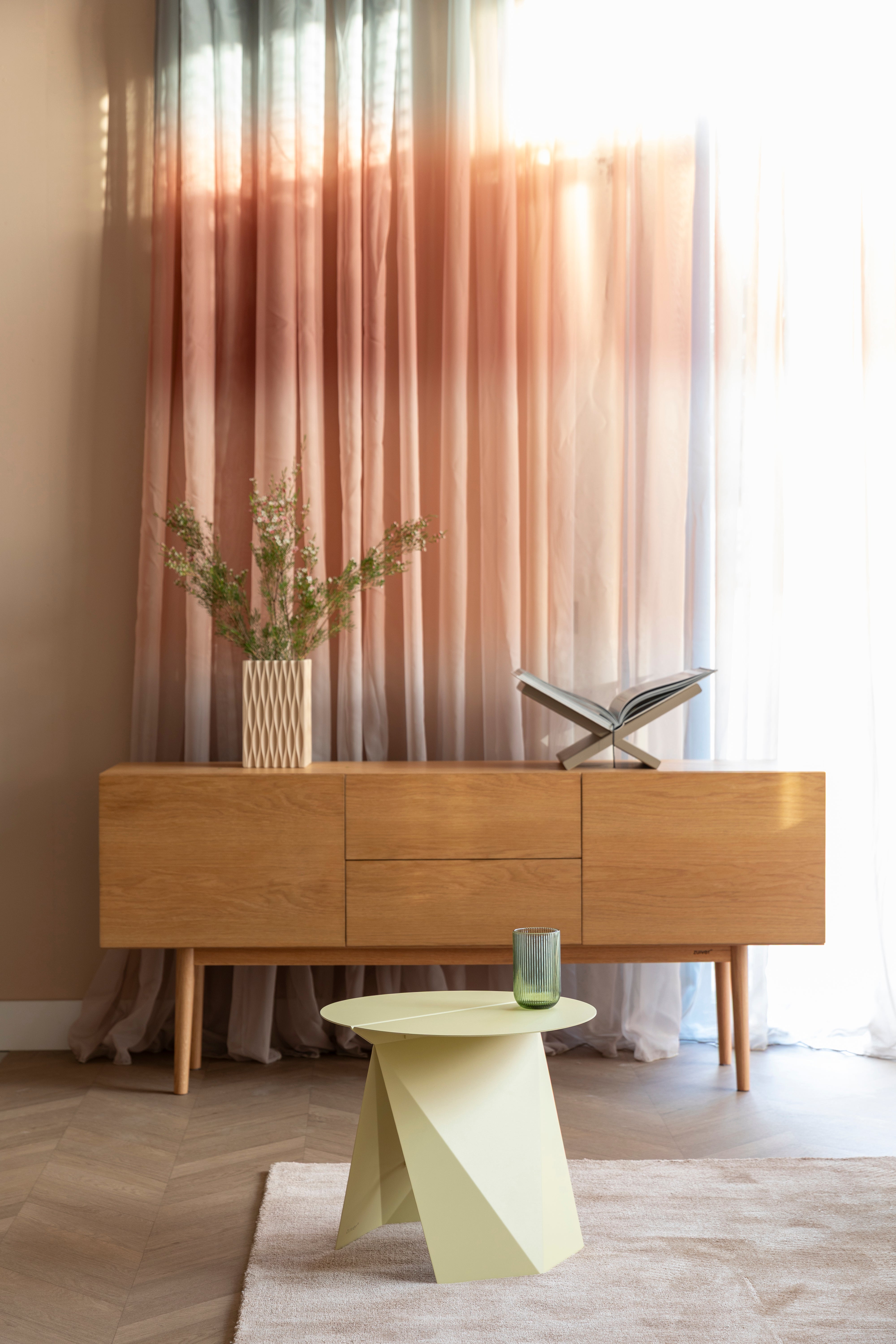 FOLDY Yellow Side Table