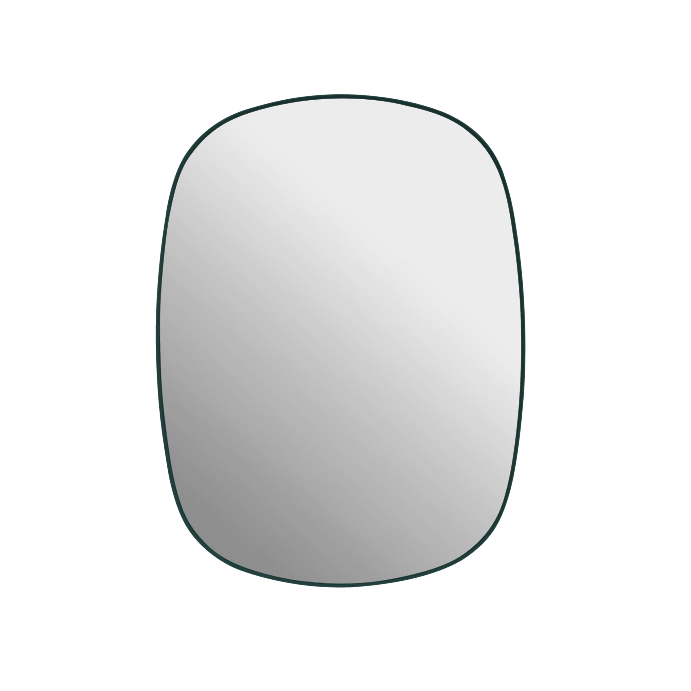 Framed Mirror Dark Green Frame
